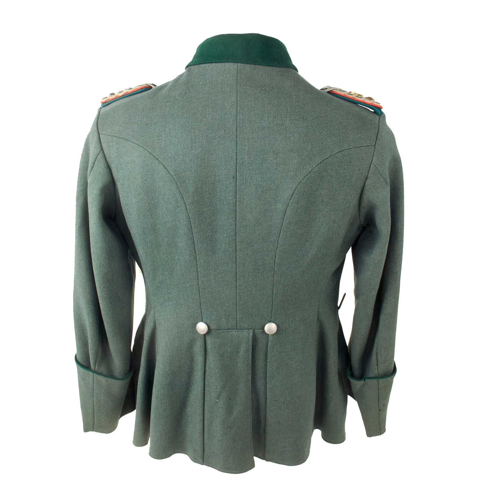 Original German WWII Administrative Oberstleutnant Lieutenant Colonel Military District Officer's Reichswehr-Style Service Tunic with Bullion Breast Eagle — image 9