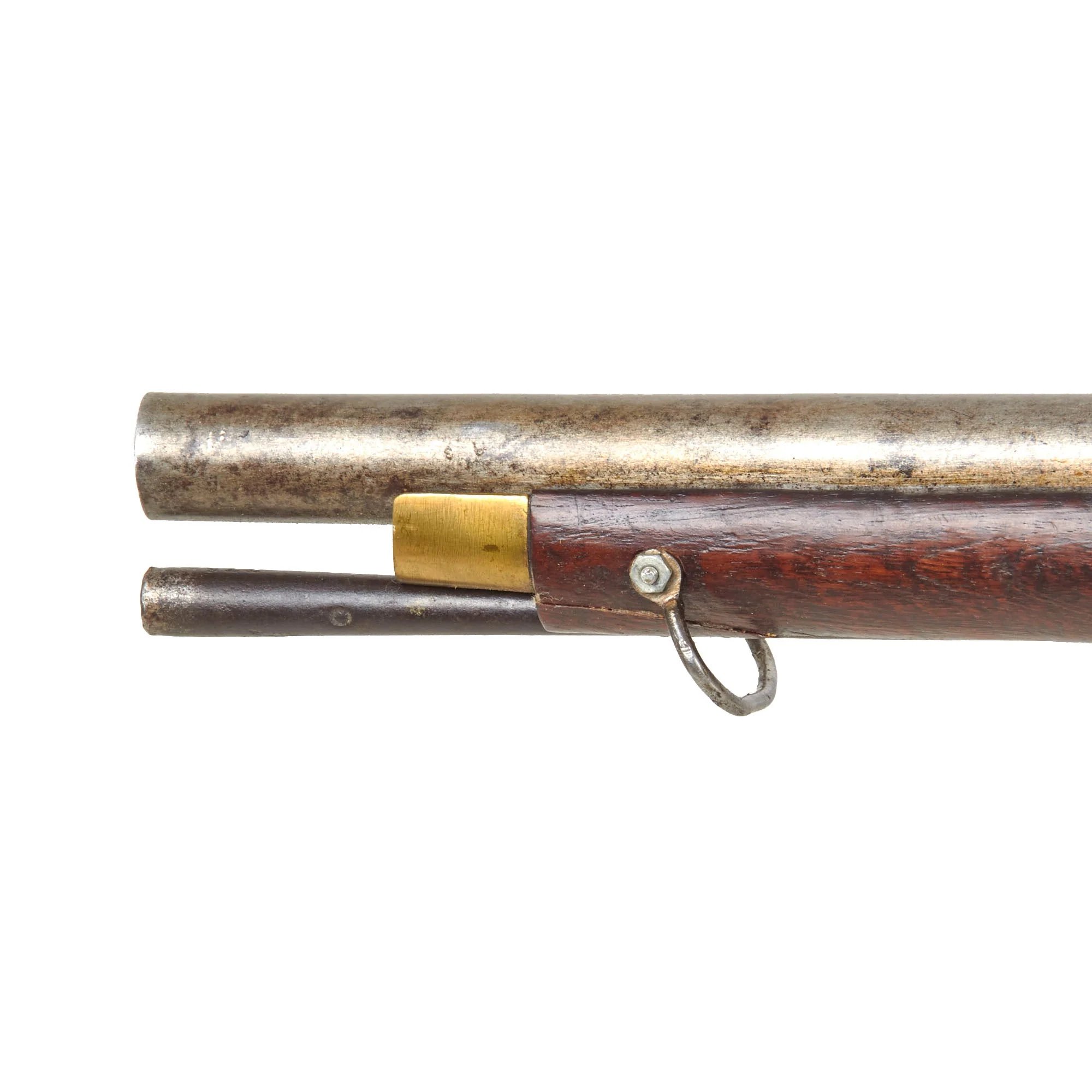 Original Prussian Potsdam M1809 Flintlock Musket Sent to Africa with British Markings and Modified Stock — image 12