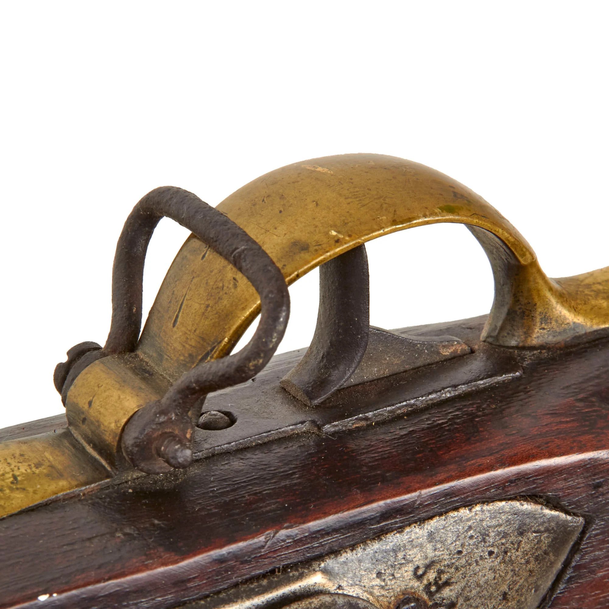 Original Prussian Potsdam M1809 Flintlock Musket Sent to Africa with British Markings and Modified Stock — image 14