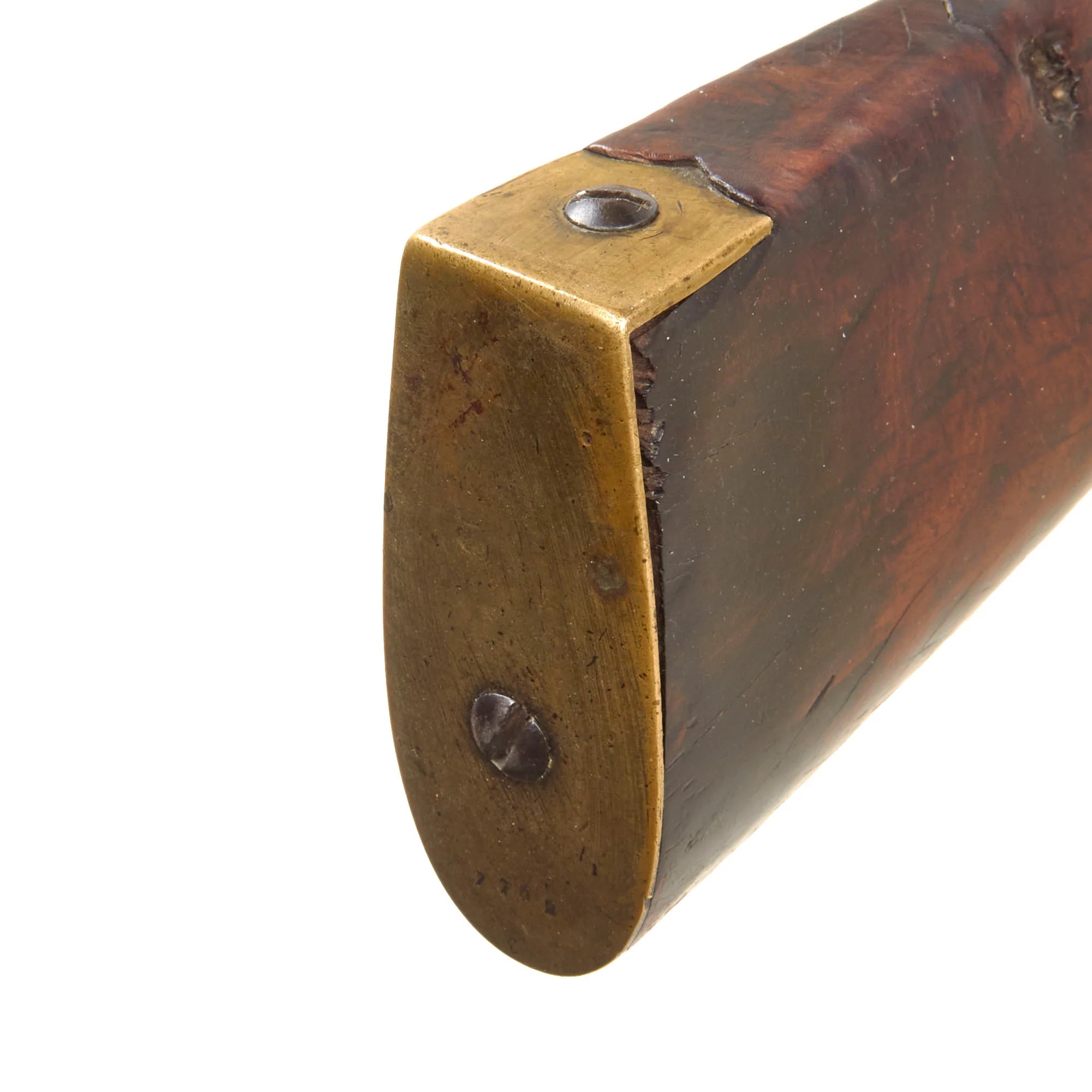 Original Prussian Potsdam M1809 Flintlock Musket Sent to Africa with British Markings and Modified Stock — image 16