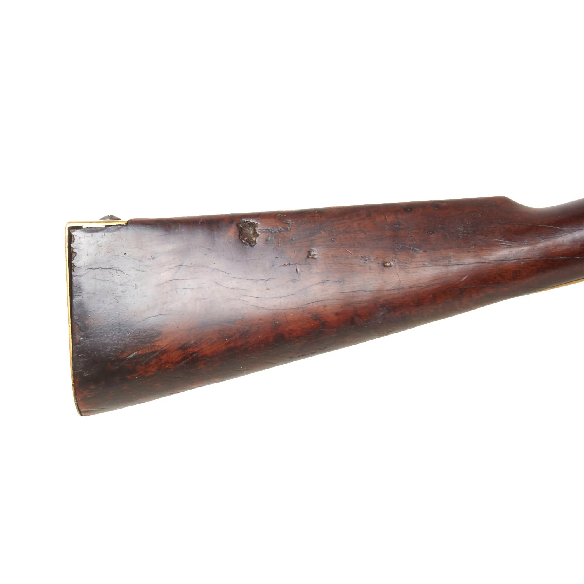 Original Prussian Potsdam M1809 Flintlock Musket Sent to Africa with British Markings and Modified Stock — image 3