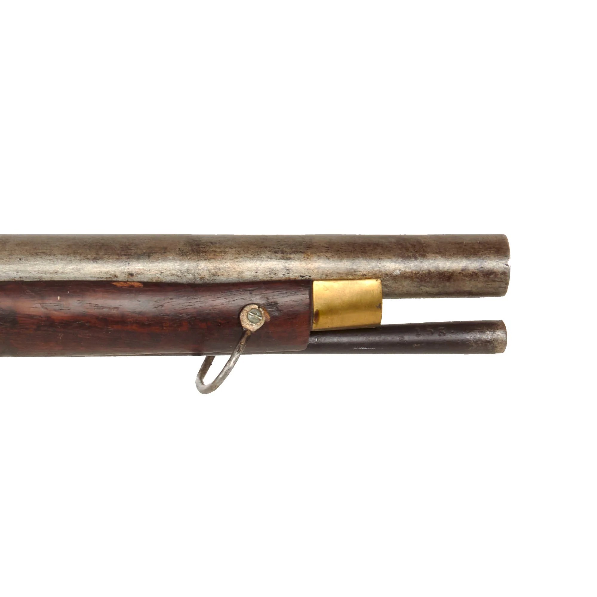 Original Prussian Potsdam M1809 Flintlock Musket Sent to Africa with British Markings and Modified Stock — image 5