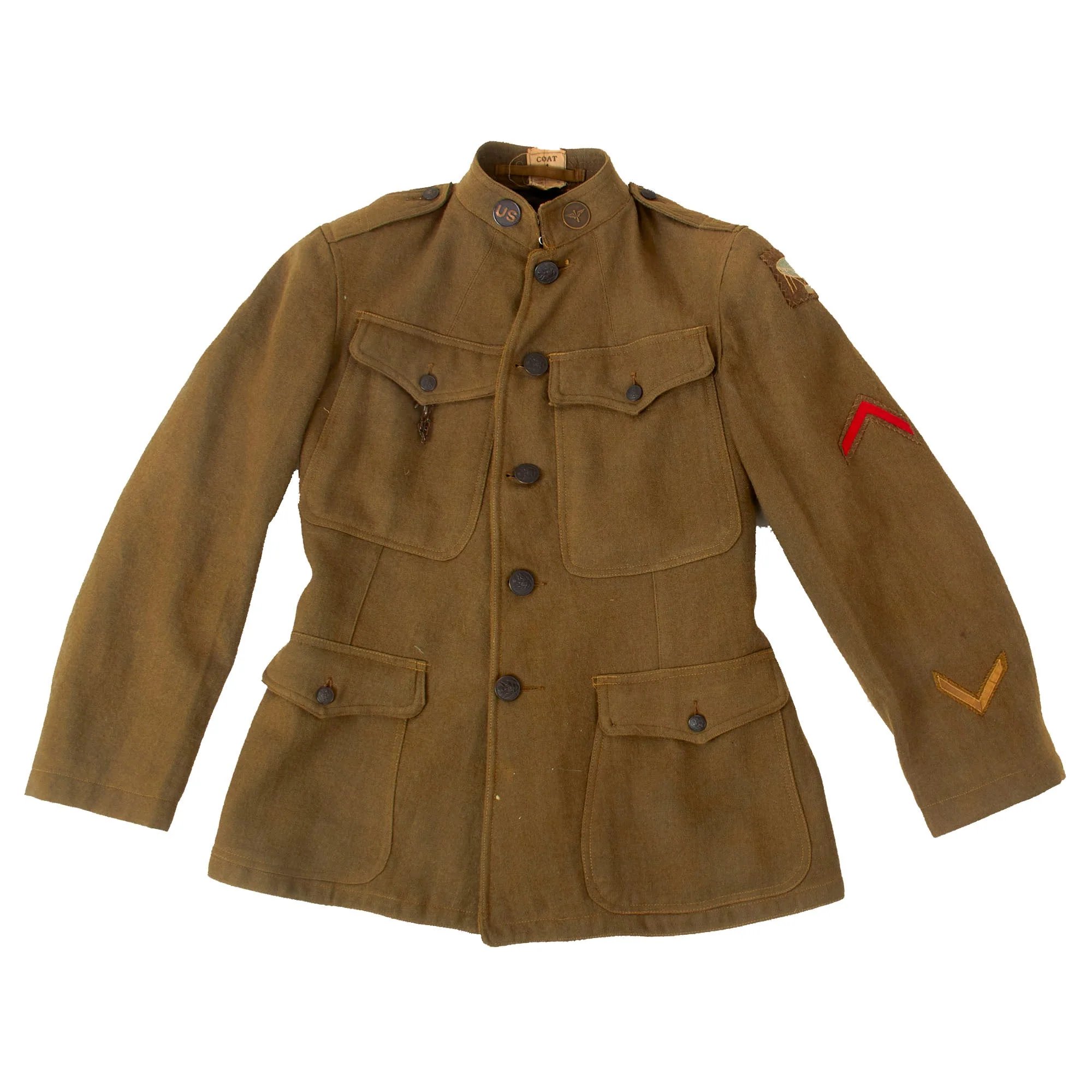 Original U.S. WWI 66th Balloon Company Uniform & Photo Grouping with Diary of Comrade - Elwood J. Rohring — image 15