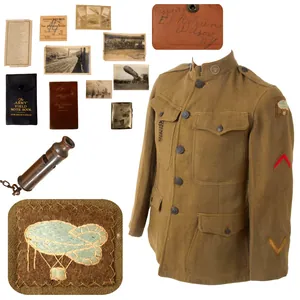 Original U.S. WWI 66th Balloon Company Uniform & Photo Grouping …