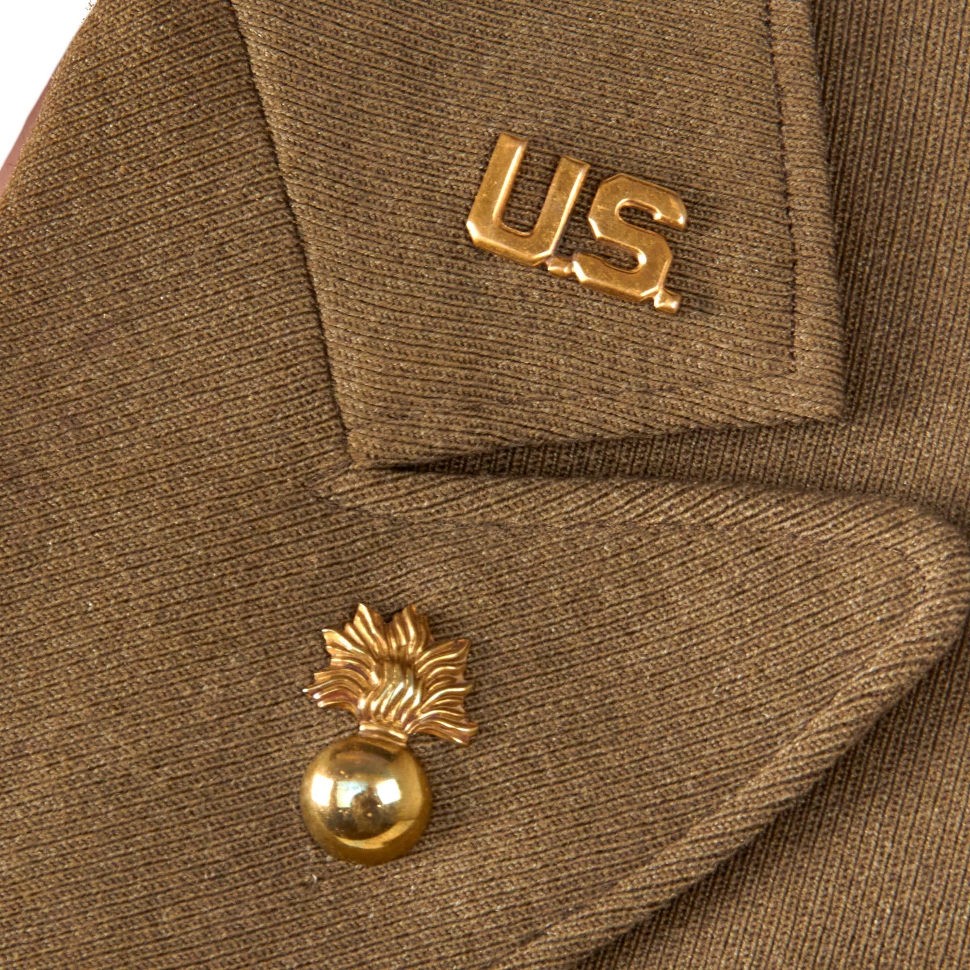 Original U.S. WWII EOD Benicia Arsenal Ordnance Officer's Uniform Jacket with Rare SSI - Major Walter Best — image 11