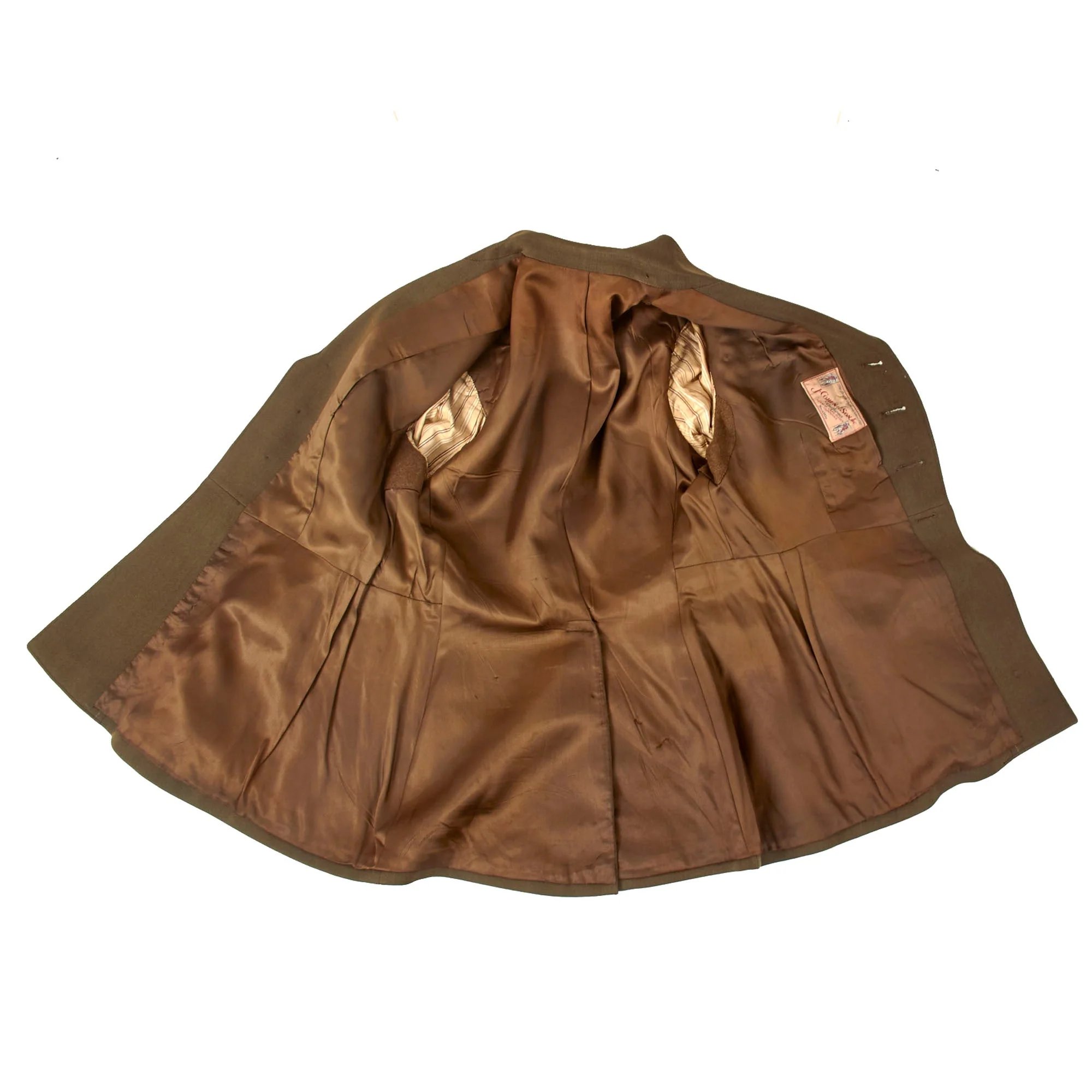 Original U.S. WWII EOD Benicia Arsenal Ordnance Officer's Uniform Jacket with Rare SSI - Major Walter Best — image 14