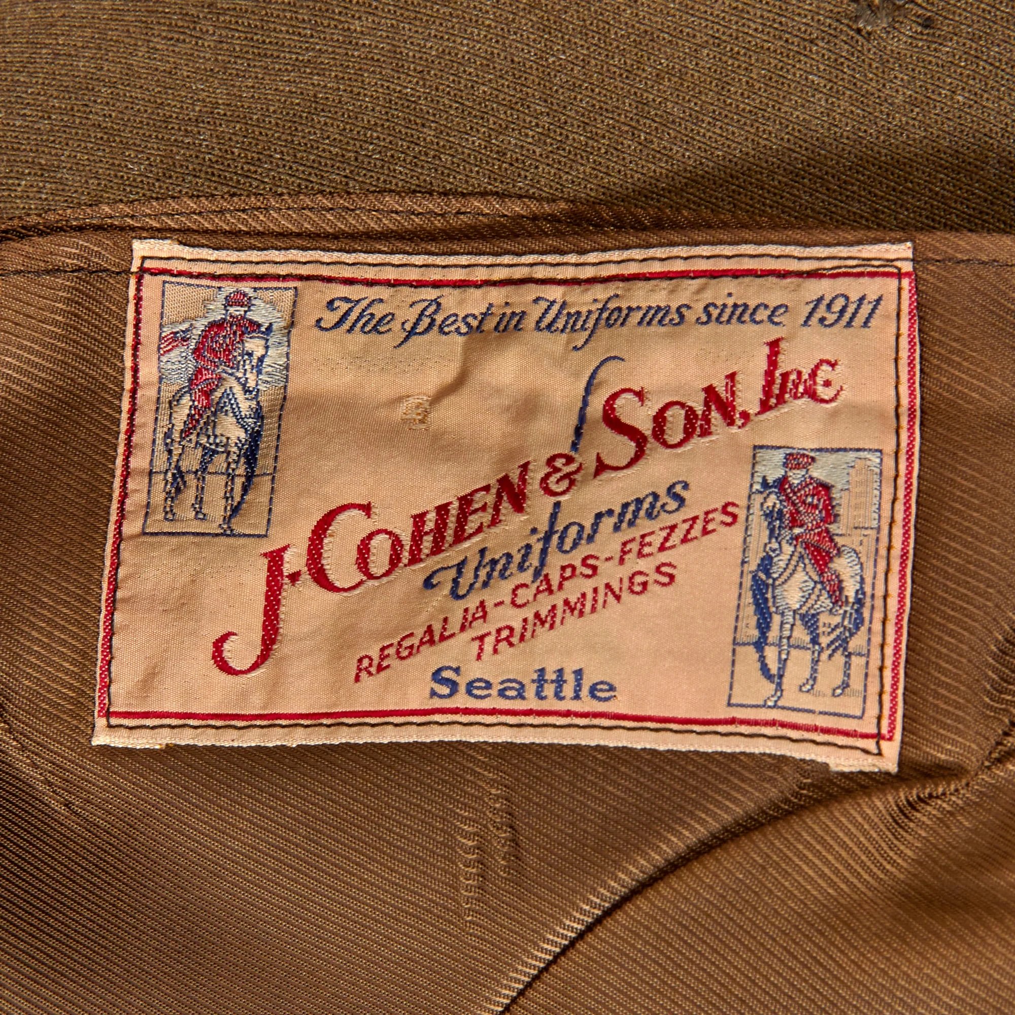 Original U.S. WWII EOD Benicia Arsenal Ordnance Officer's Uniform Jacket with Rare SSI - Major Walter Best — image 8