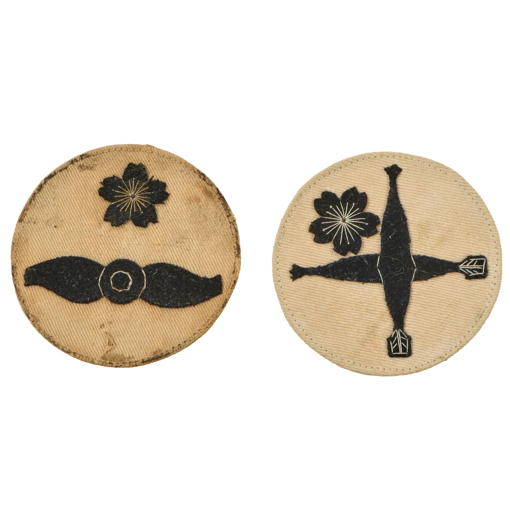 Original Imperial Japanese WWII Army & Navy Insignia Lot - 18 Pieces Total — image 9