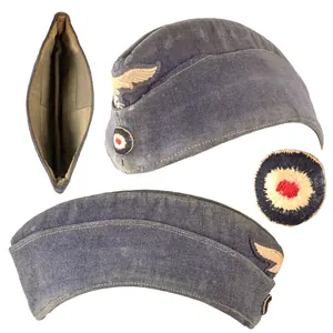 Original German WWII Luftwaffe EM-NCO Wool M38 Overseas Cap with …