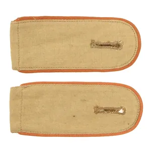 Original German WWII Luftwaffe Signals DAK Tropical Enlisted Shoulderboards - …