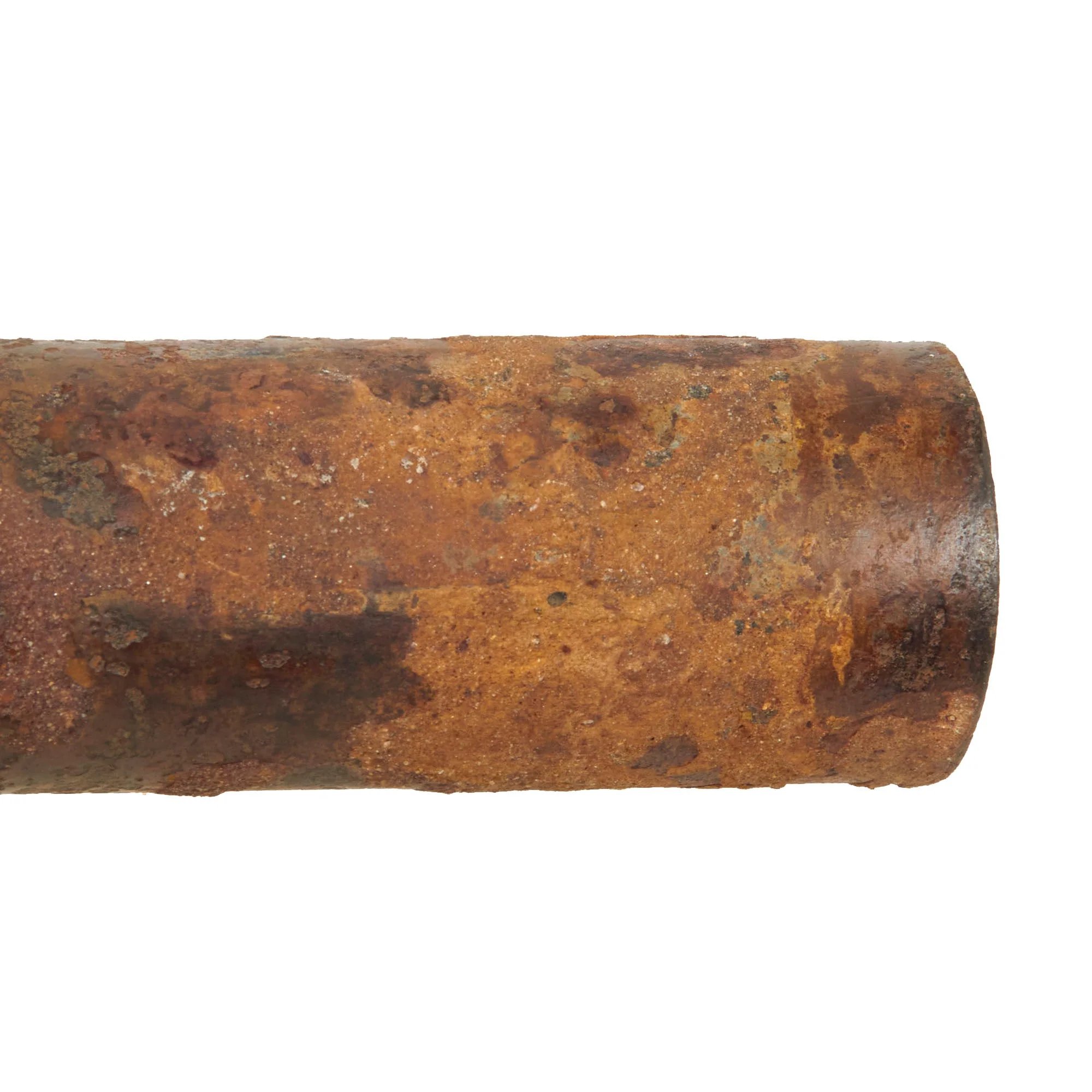 Original German WWII Inert Panzerfaust 60 Anti-Tank Rocket Launcher Tube with Rocket Tail - Original Paint and Markings — image 12