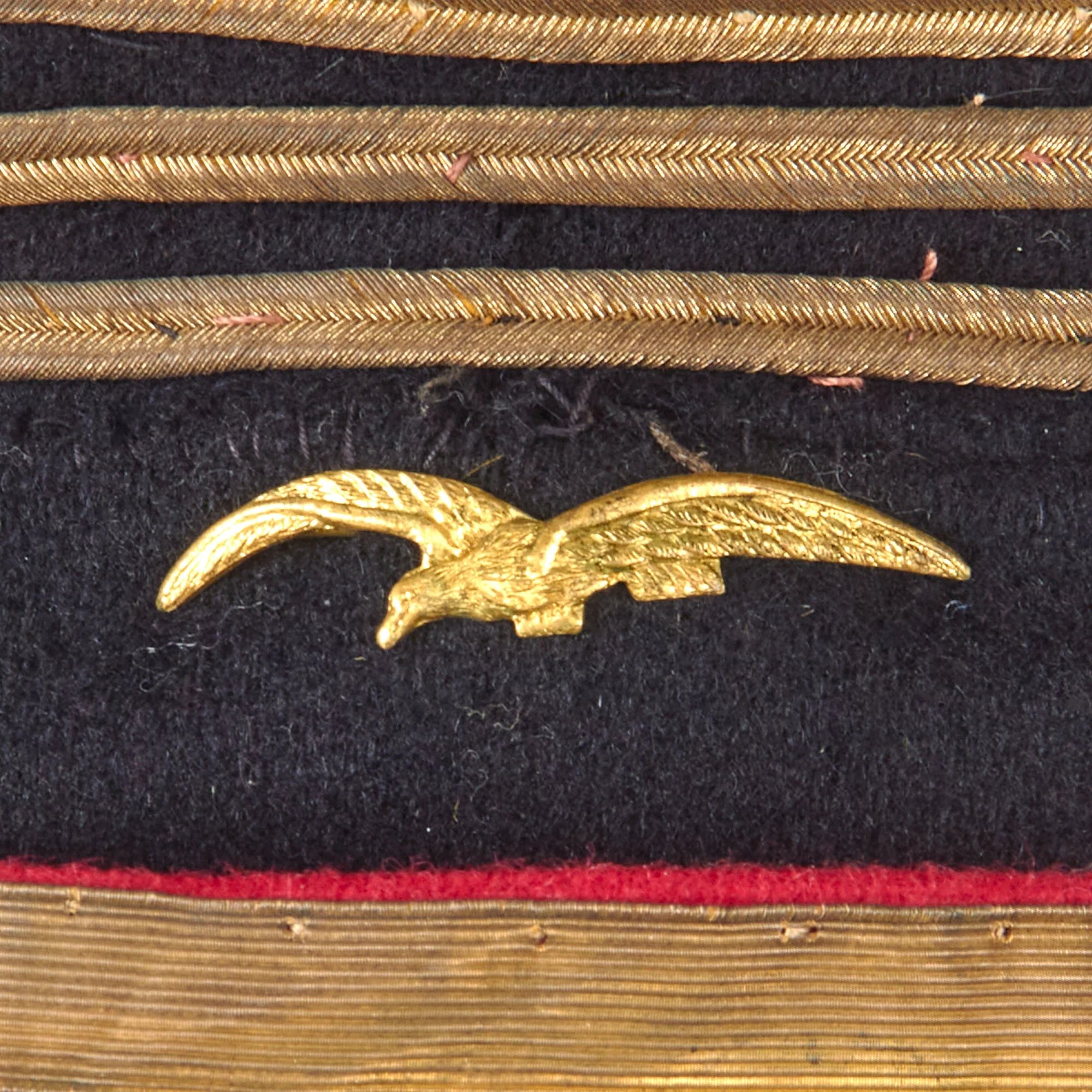 Original French WWI Early War Pilot's Air Service Officer Uniform Tunic with Kepi — image 3