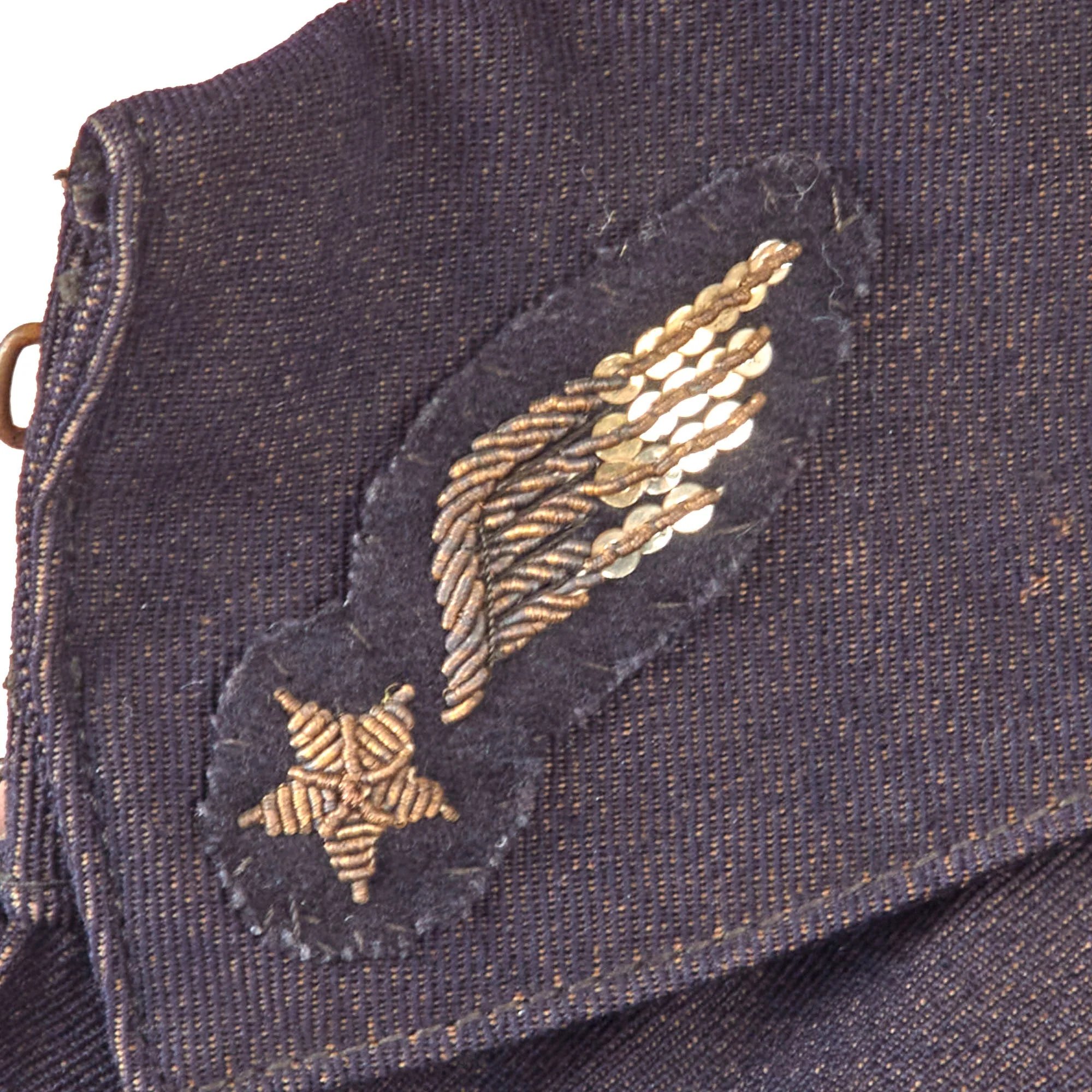 Original French WWI Early War Pilot's Air Service Officer Uniform Tunic with Kepi — image 5