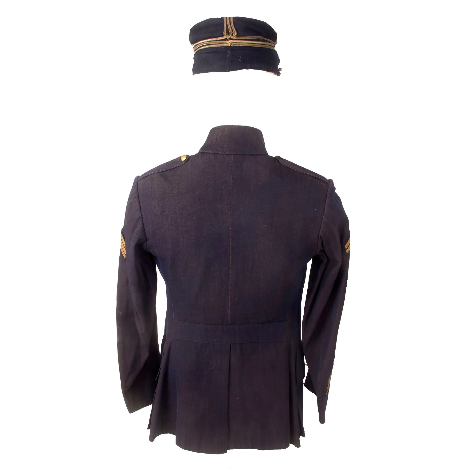Original French WWI Early War Pilot's Air Service Officer Uniform Tunic with Kepi — image 9