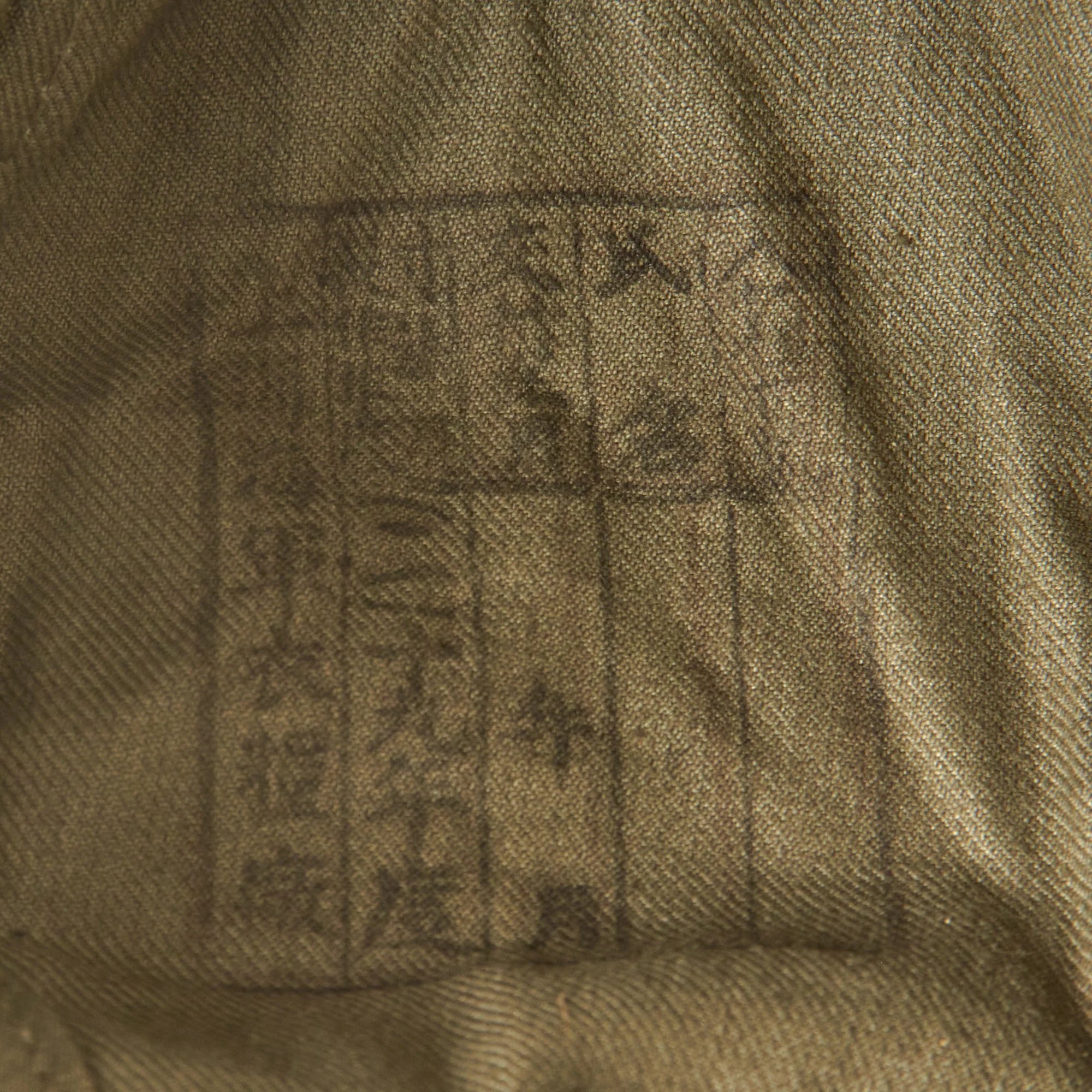 Original Japanese WWII IJN Navy Officer Cotton Forage Cap Dated 1944 - SNLF — image 5