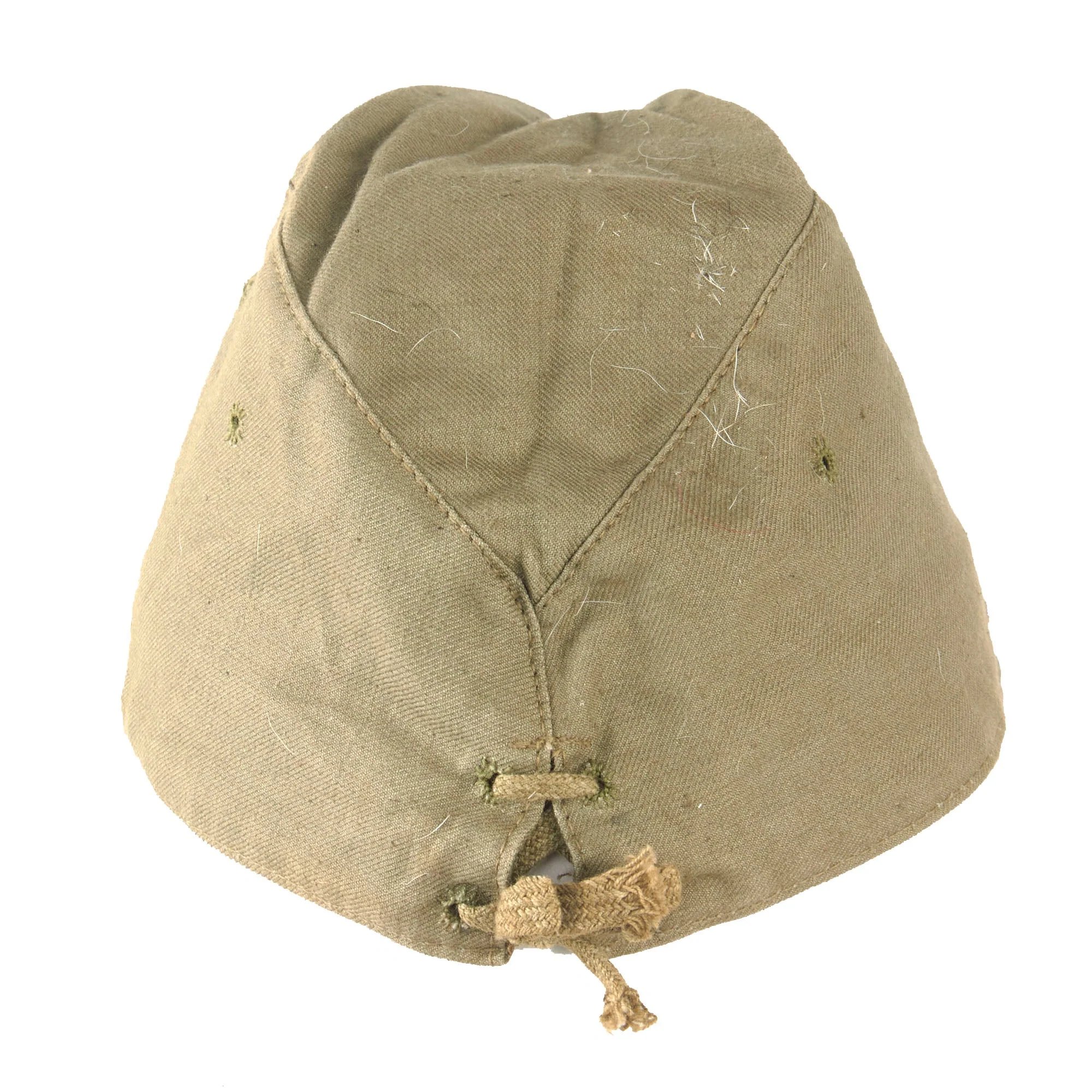 Original Japanese WWII IJN Navy Officer Cotton Forage Cap Dated 1944 - SNLF — image 7