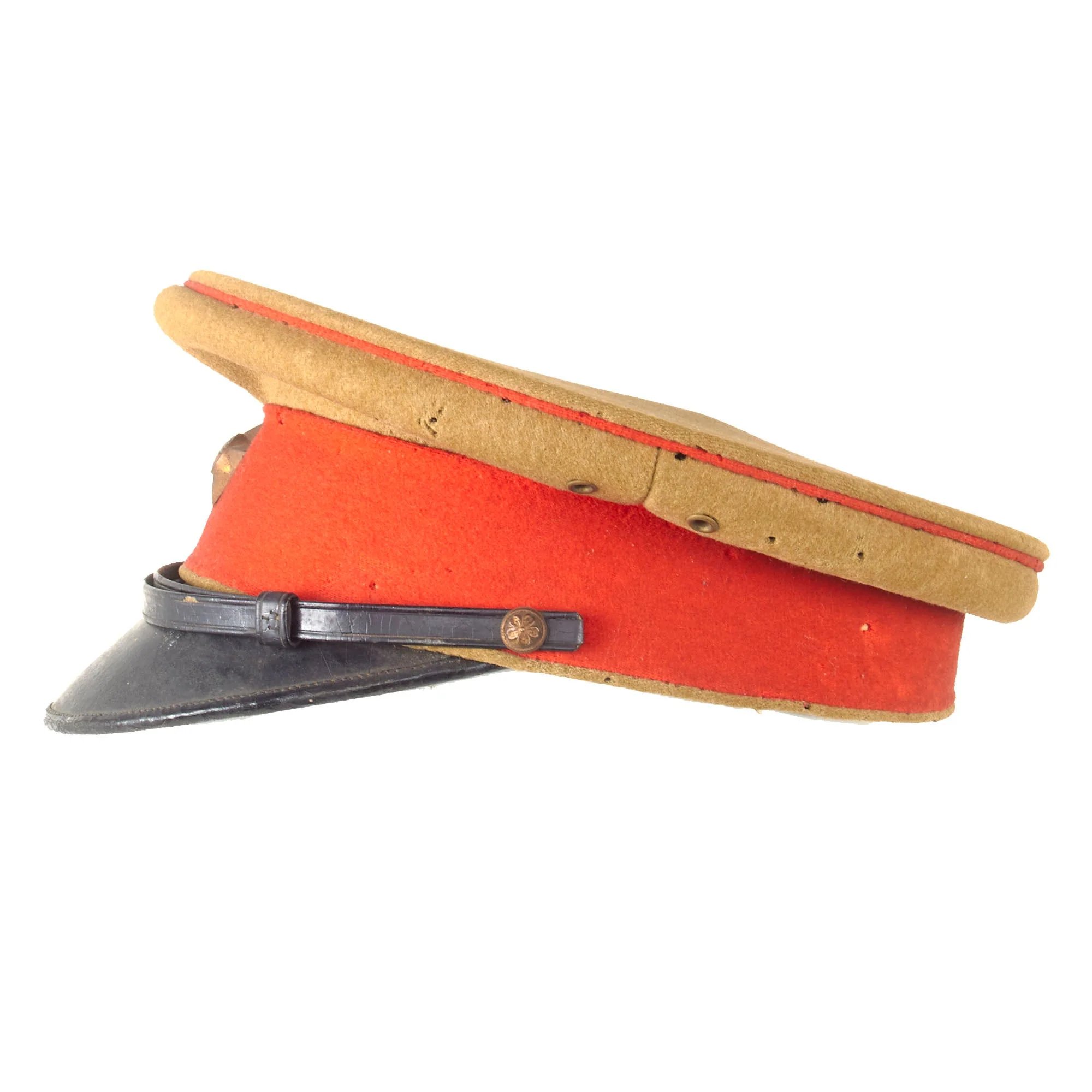 Original Pre-WWII Imperial Japanese Civil Defense Type 45 Officer Visor Cap — image 4