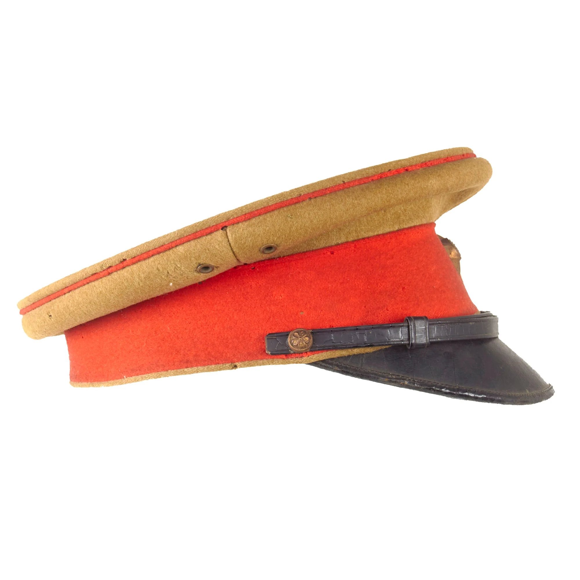 Original Pre-WWII Imperial Japanese Civil Defense Type 45 Officer Visor Cap — image 6