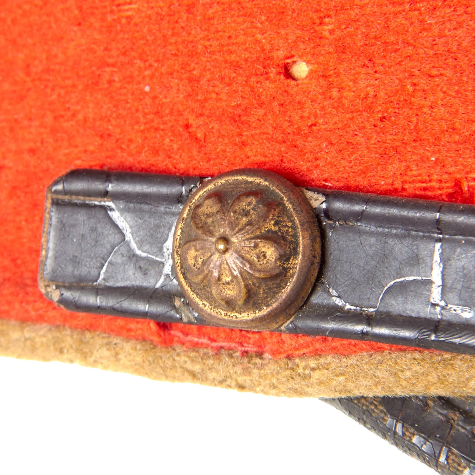 Original Pre-WWII Imperial Japanese Civil Defense Type 45 Officer Visor Cap — image 9