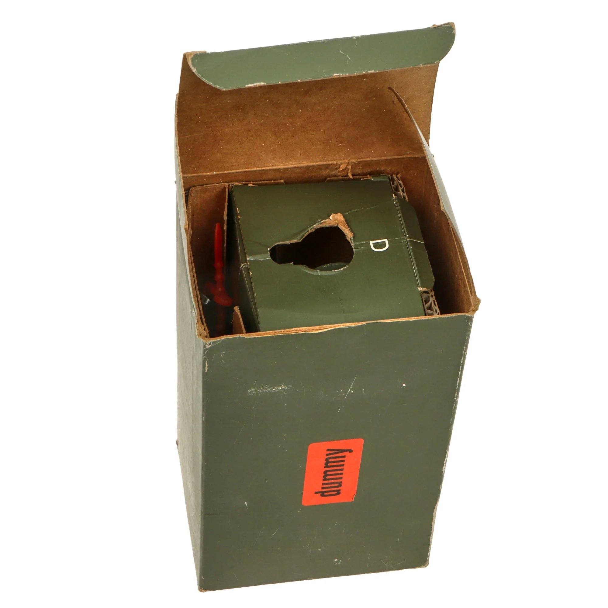 Original U.S. GWOT Era Inert Rheinmetall Sample Trainer Trip Flare M/01 in Original Box — image 11