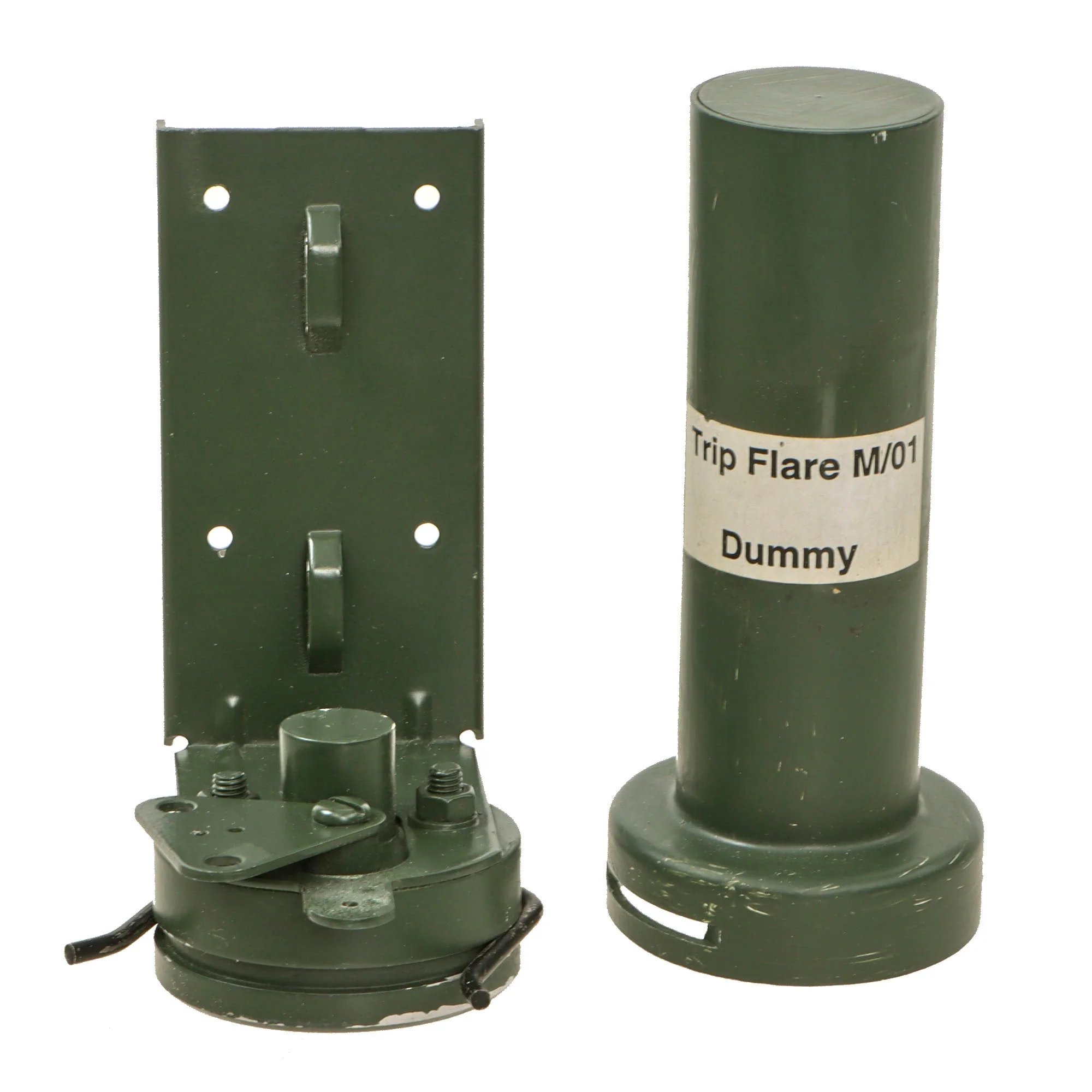 Original U.S. GWOT Era Inert Rheinmetall Sample Trainer Trip Flare M/01 in Original Box — image 2