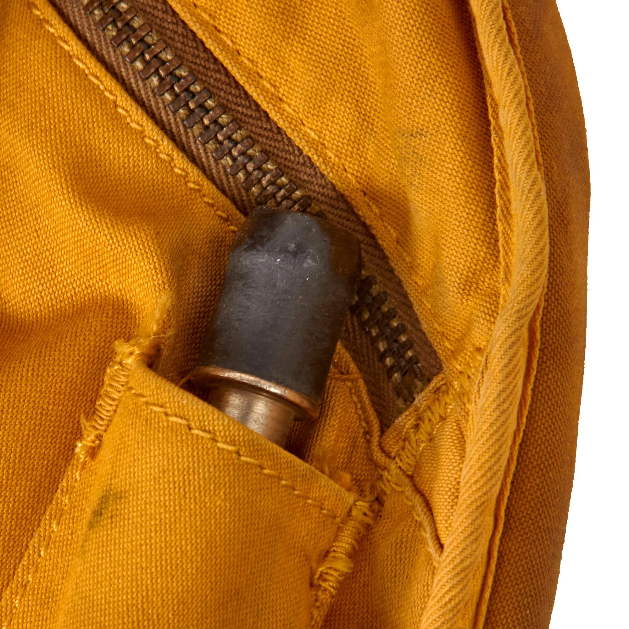 Original U.S. Korean War Navy Pilot's H4 Helmet & Nylon Flightsuit Set with Interior H4 Helmet & Mae Vest Flotation Vest — image 10