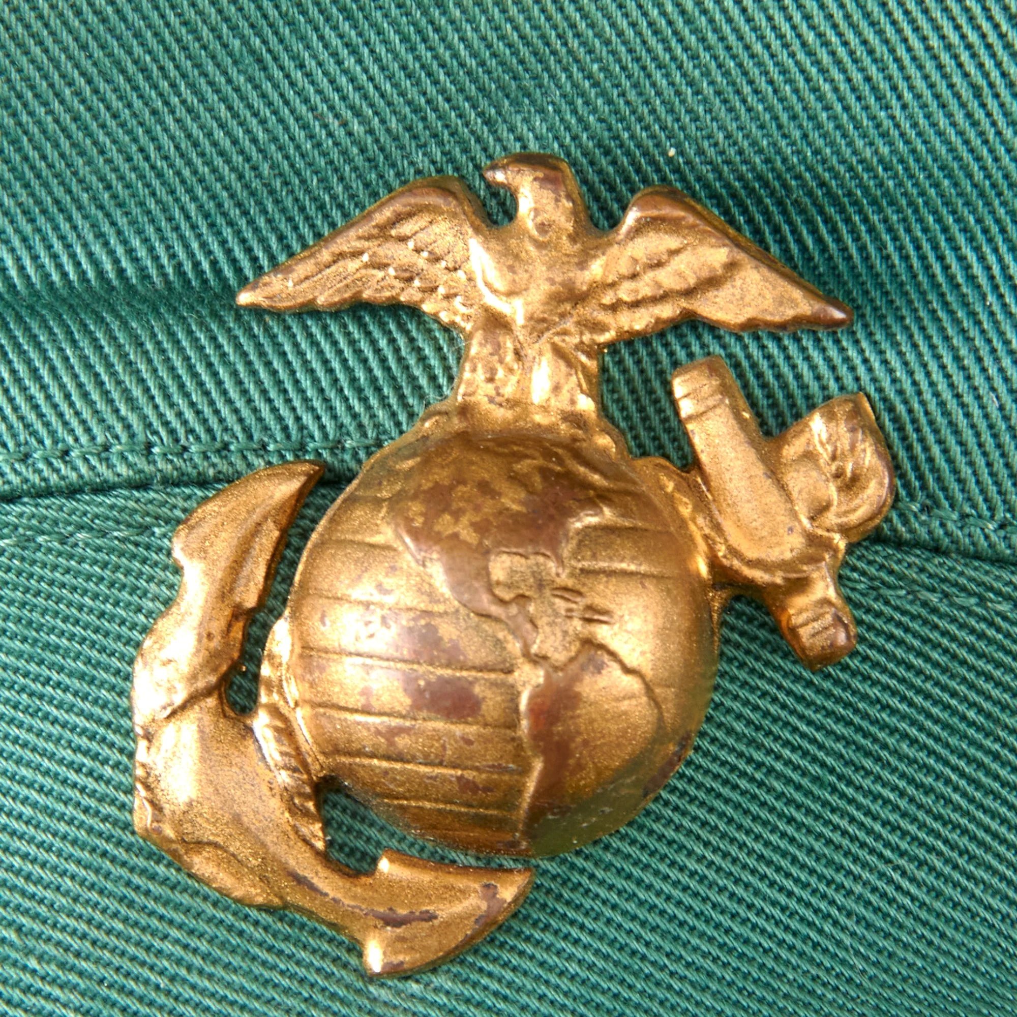 Original U.S. WWII Marine Corps USMC Named Women's Hobby Hat - Size 22 - B.J. Vincent — image 4