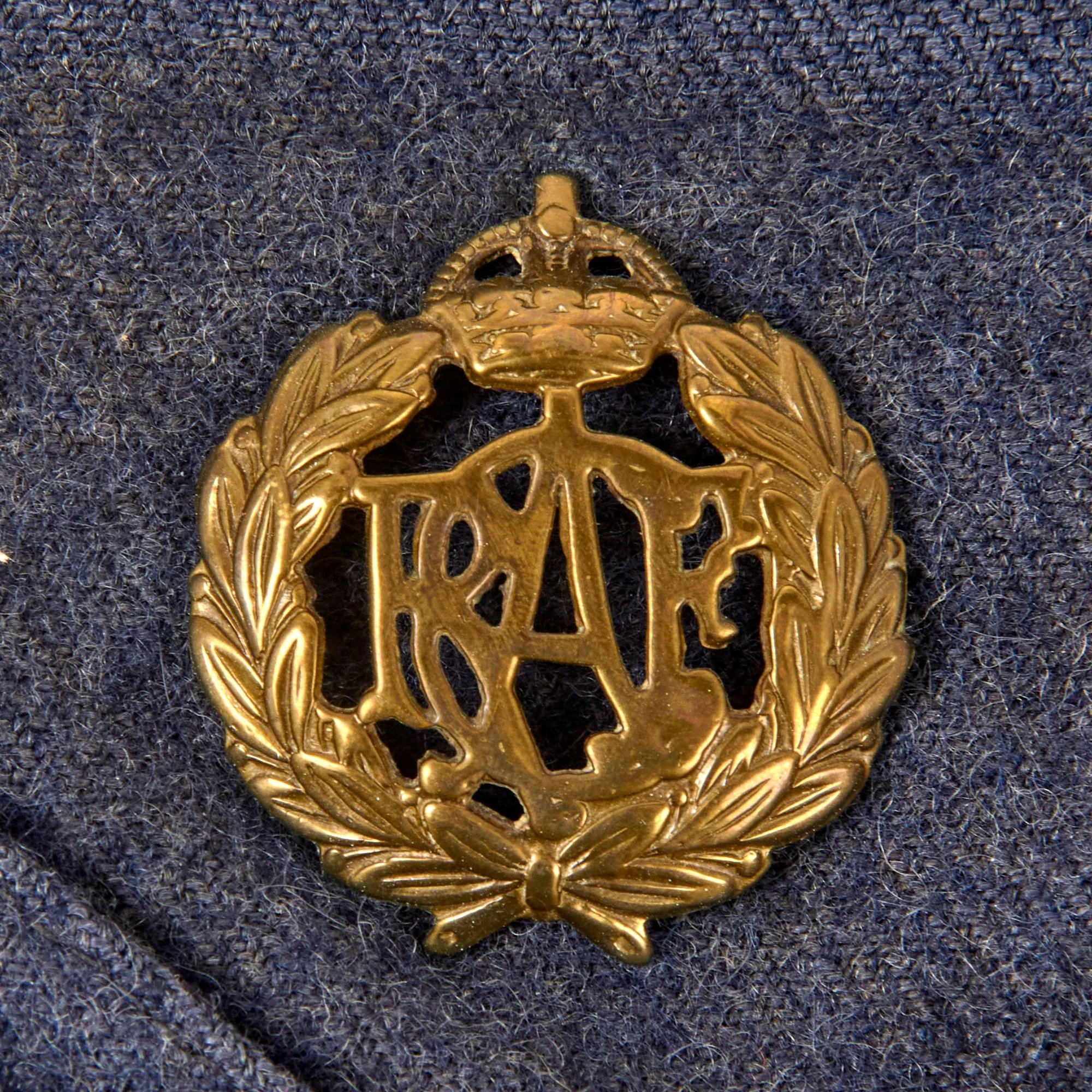 Original British & Canadian WWII Pair of Royal Air Force RAF & RCAF Overseas Caps — image 2
