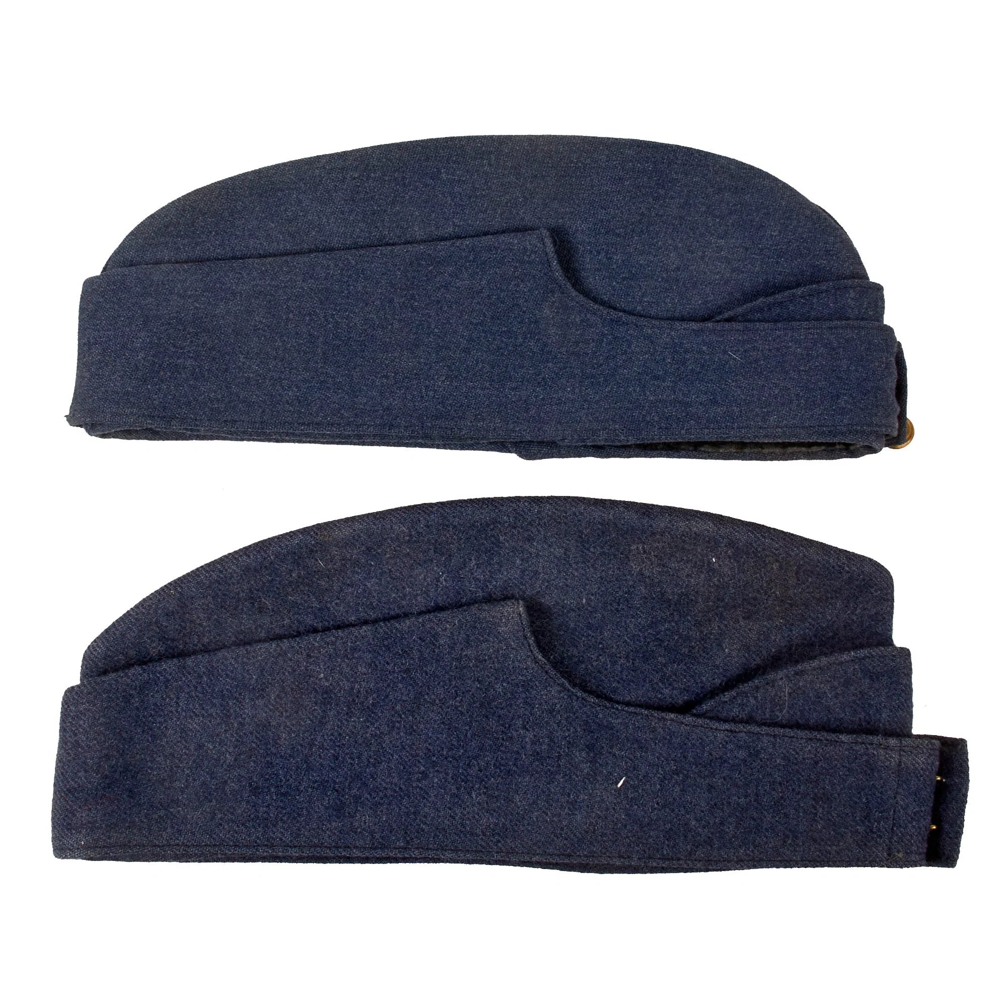Original British & Canadian WWII Pair of Royal Air Force RAF & RCAF Overseas Caps — image 4