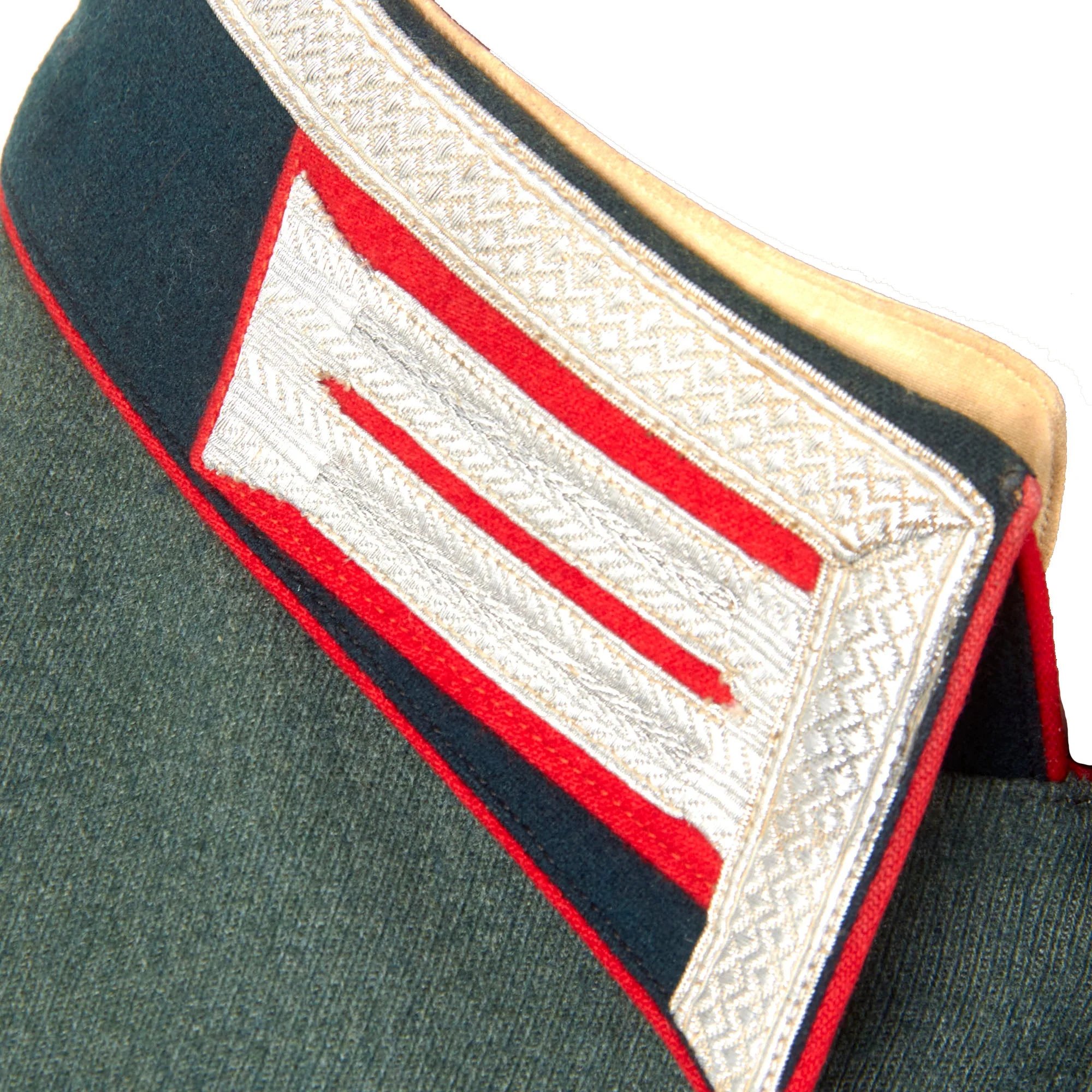 Original German WWII Named Heer Army Artillery Oberfeldwebel NCO M35 Waffenrock Dress Tunic by Kuhn & Nupnau with Medal Bar — image 4