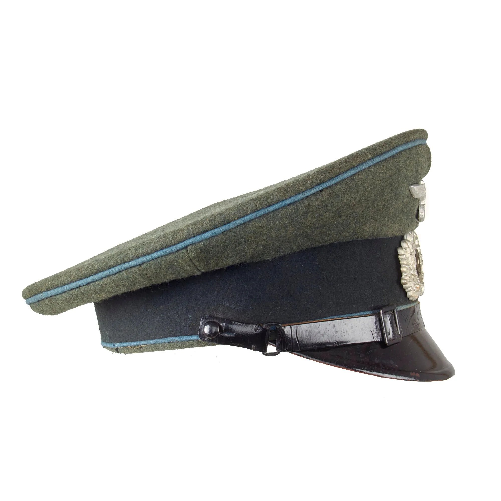 Original German WWII Heer Transport and Supply Troop EM/NCO Schirmmütze Visor Cap by Aegant - Size 55 — image 12