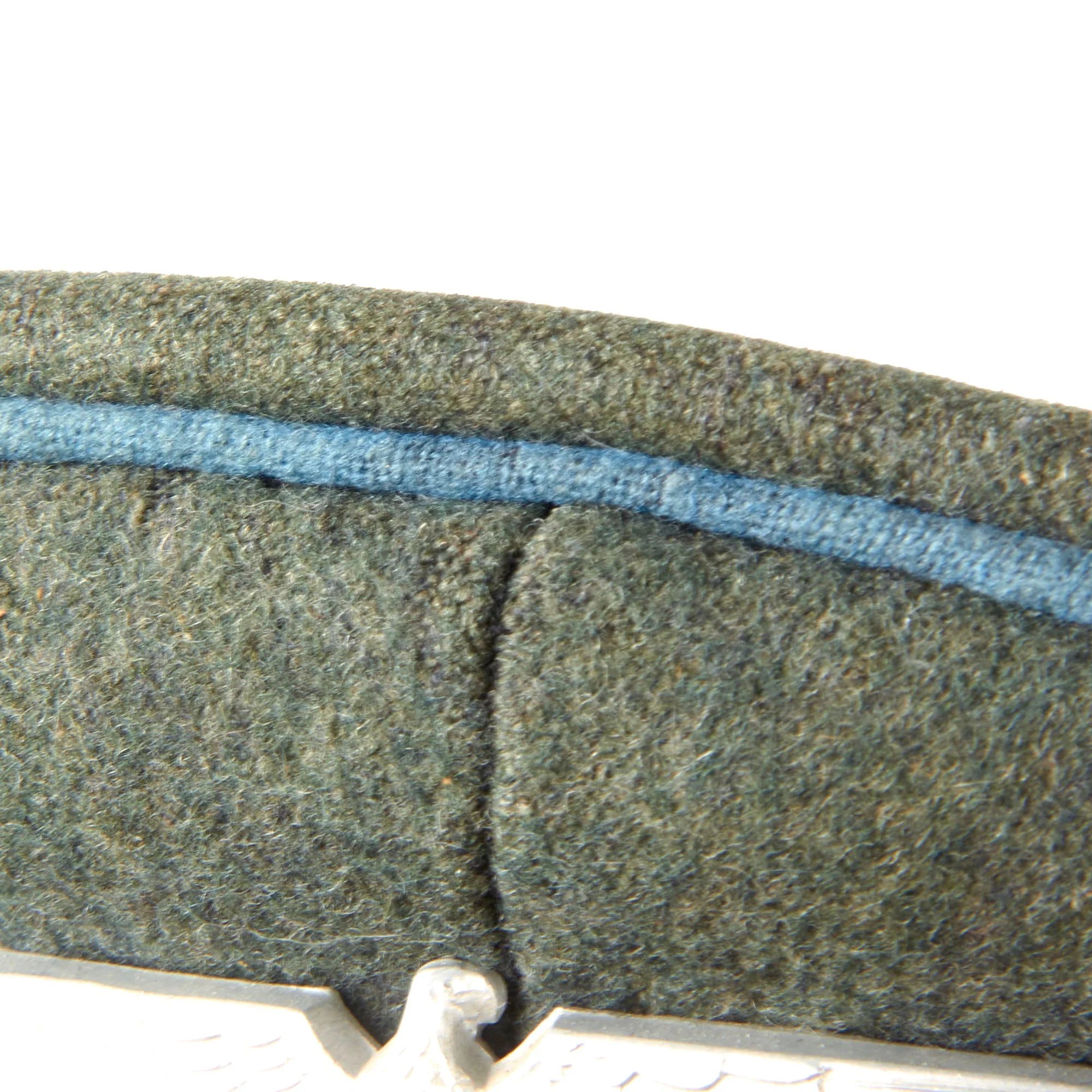 Original German WWII Heer Transport and Supply Troop EM/NCO Schirmmütze Visor Cap by Aegant - Size 55 — image 13