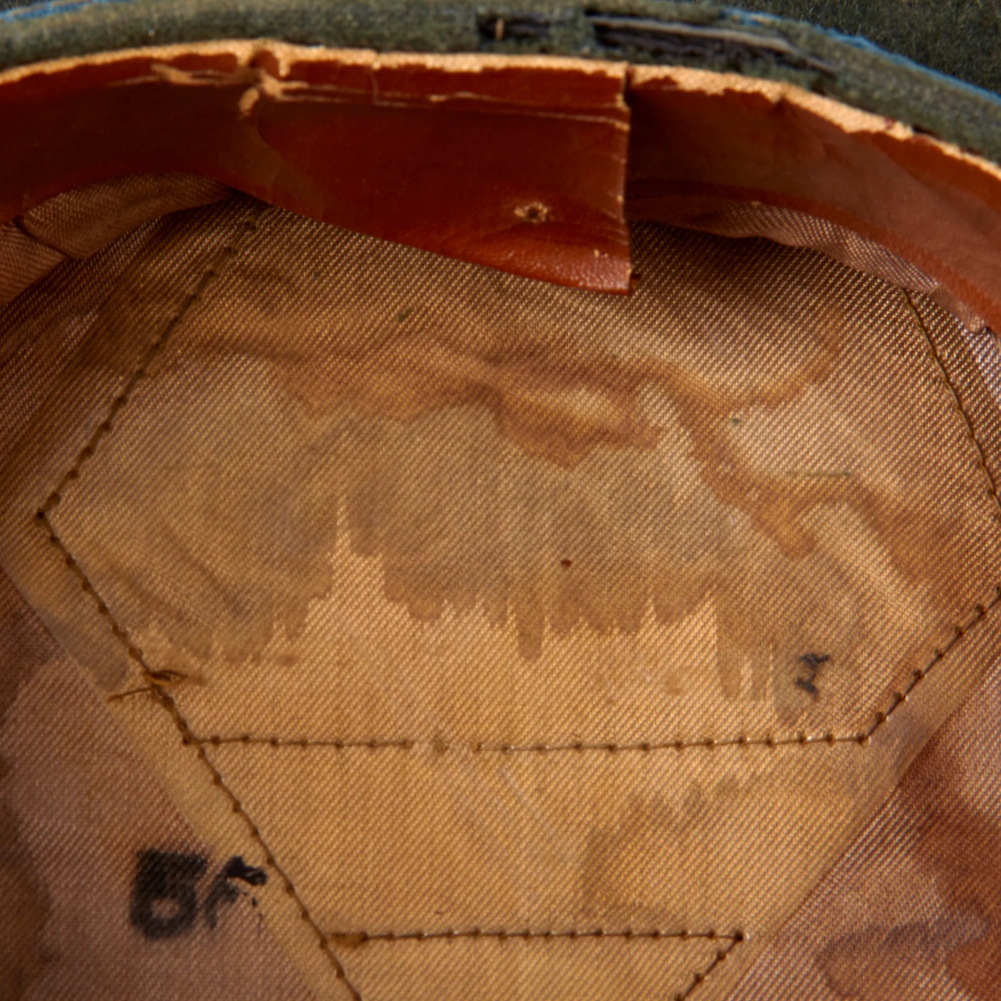 Original German WWII Heer Transport and Supply Troop EM/NCO Schirmmütze Visor Cap by Aegant - Size 55 — image 7