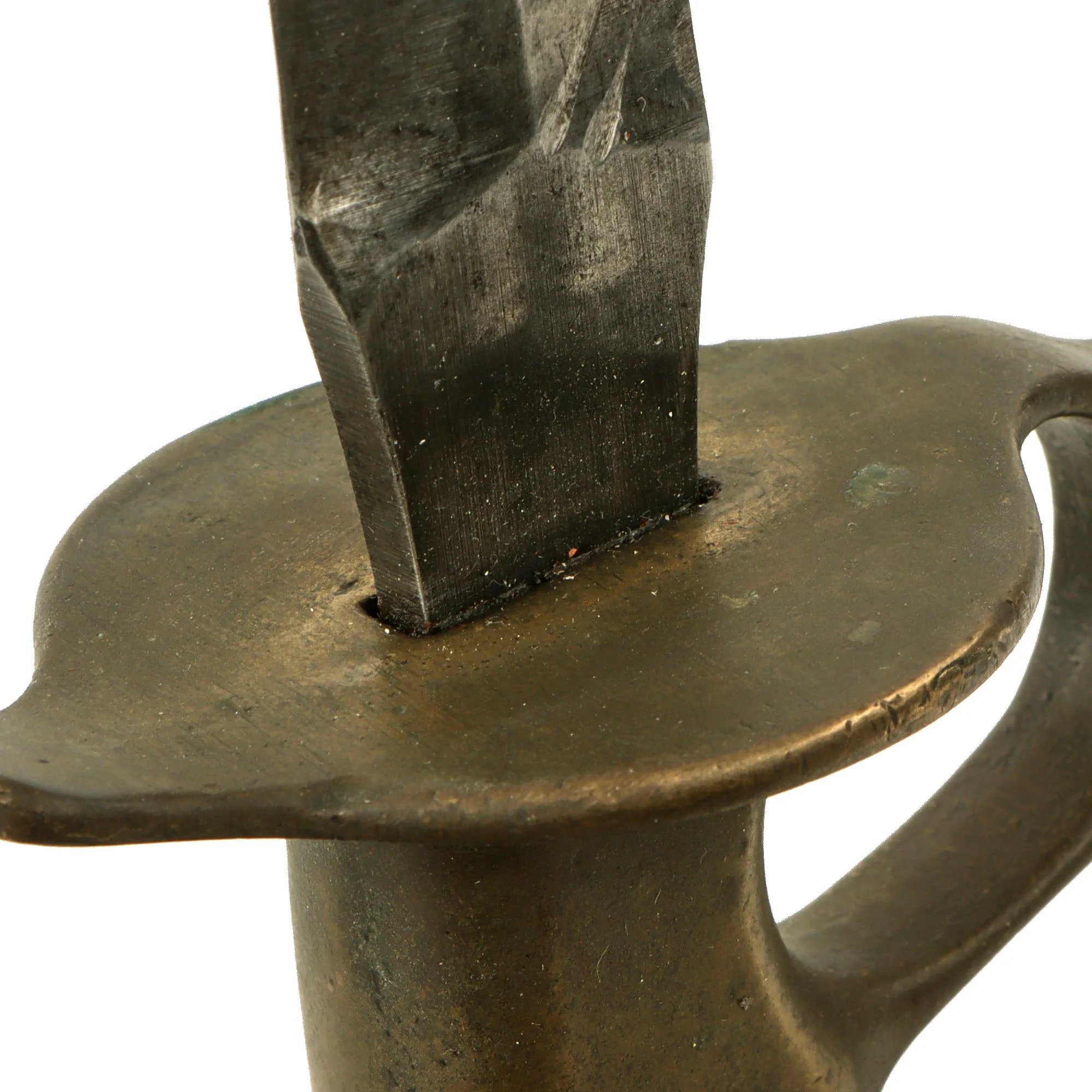 Original U.S. WWI/WWII Model 1918 Mark 1 Trench Knife by L. F. & C. in 1943-Dated M6 Sheath — image 12