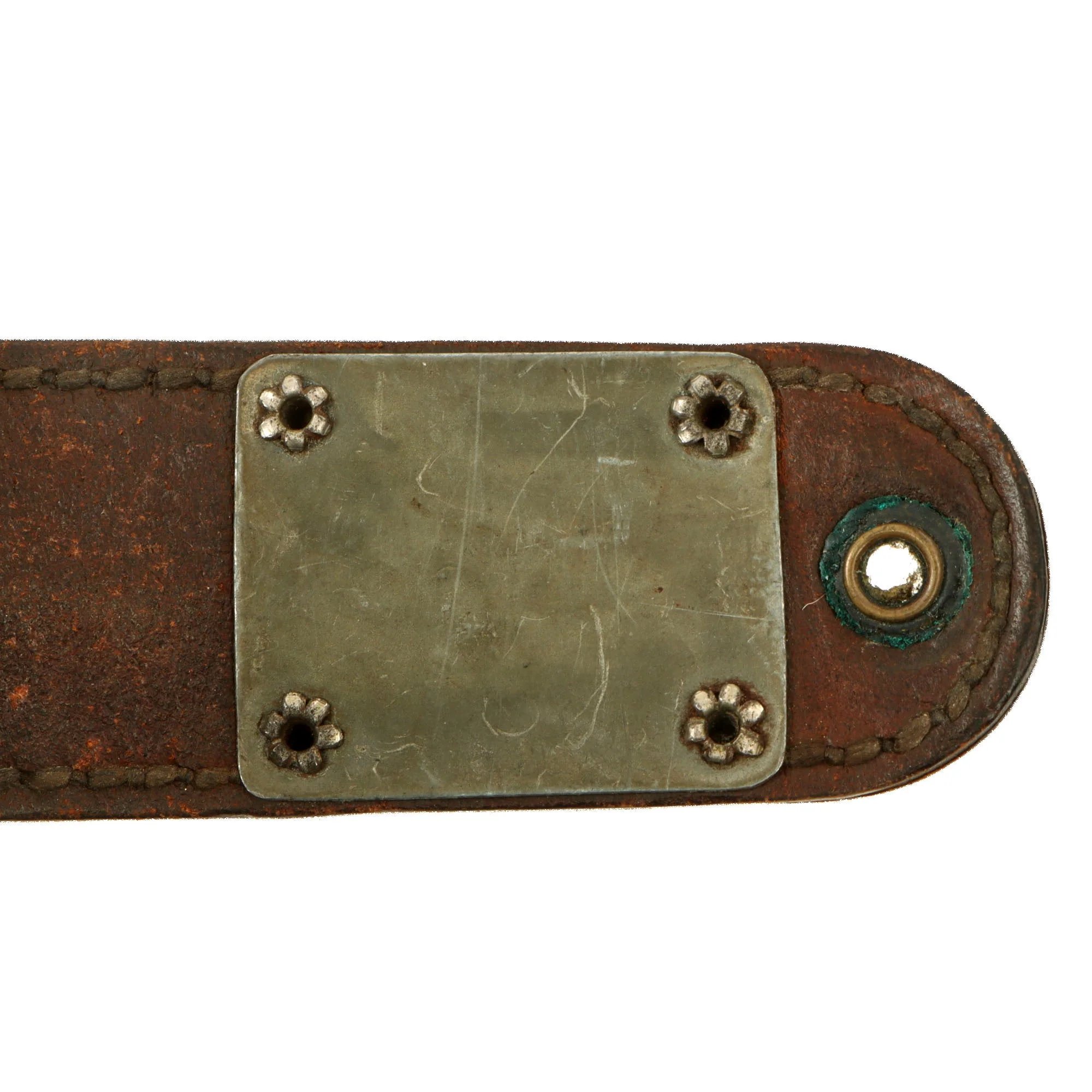 Original U.S. WWI/WWII Model 1918 Mark 1 Trench Knife by L. F. & C. in 1943-Dated M6 Sheath — image 14