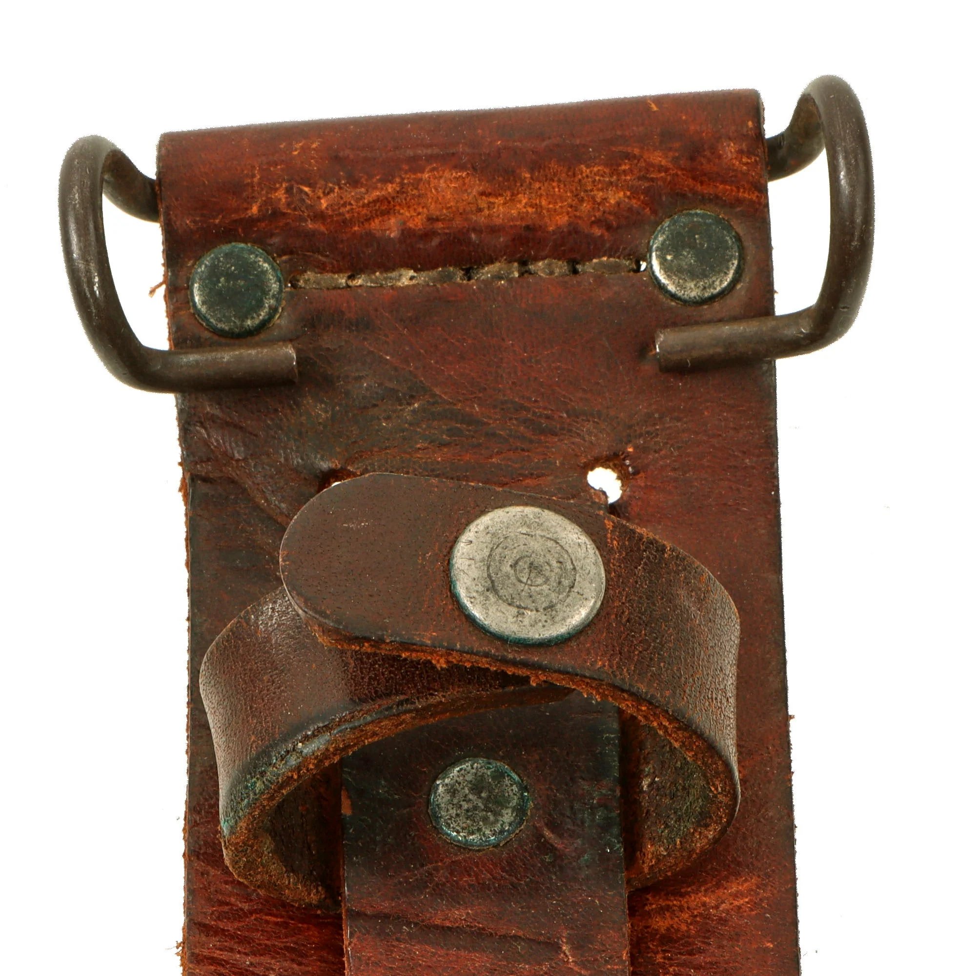 Original U.S. WWI/WWII Model 1918 Mark 1 Trench Knife by L. F. & C. in 1943-Dated M6 Sheath — image 17