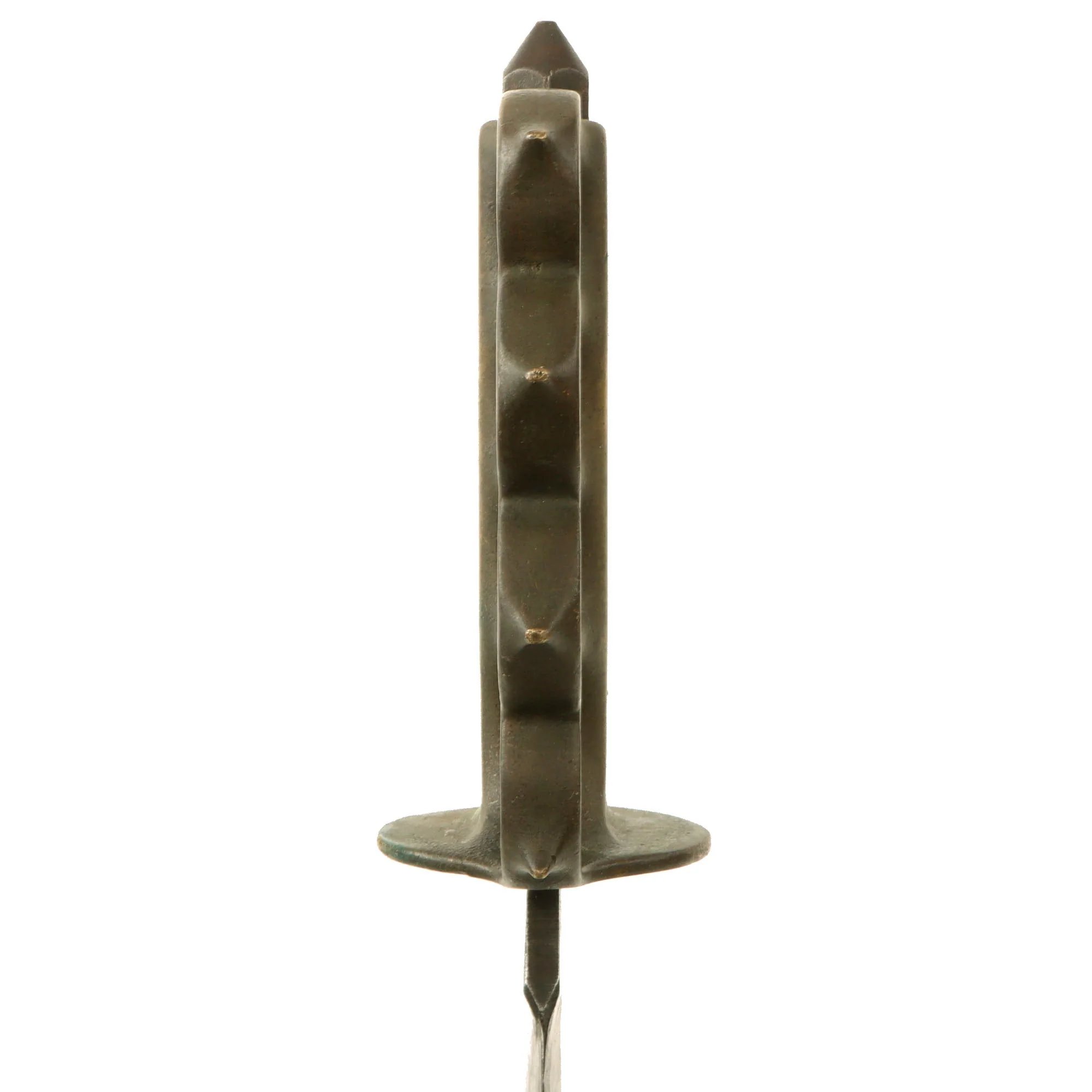 Original U.S. WWI/WWII Model 1918 Mark 1 Trench Knife by L. F. & C. in 1943-Dated M6 Sheath — image 6