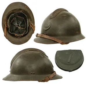 Original French WWII North African 7th Zouave M26 Adrian Helmet …