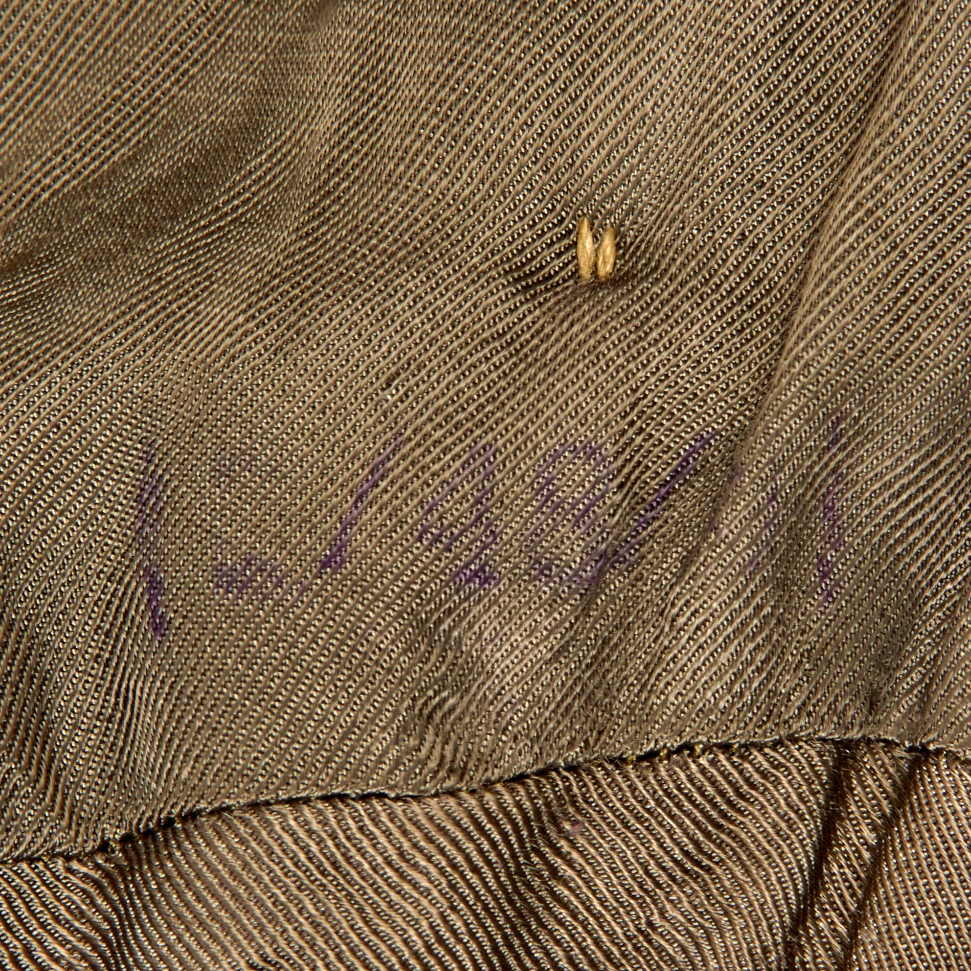 Original German WWII Organisation Todt OT-Obertruppführer NCO Earth Brown Wool Greatcoat with Armband — image 12