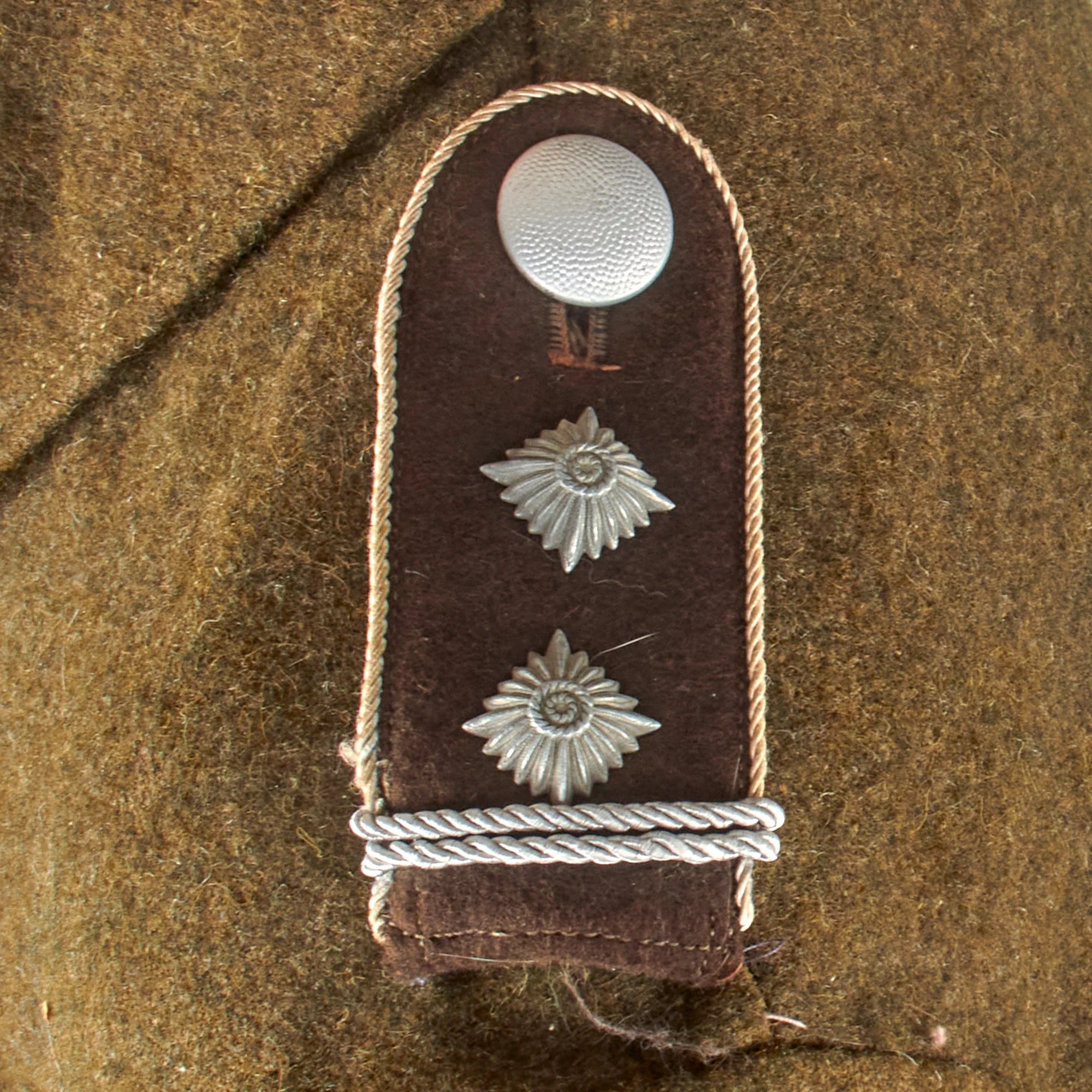 Original German WWII Organisation Todt OT-Obertruppführer NCO Earth Brown Wool Greatcoat with Armband — image 7