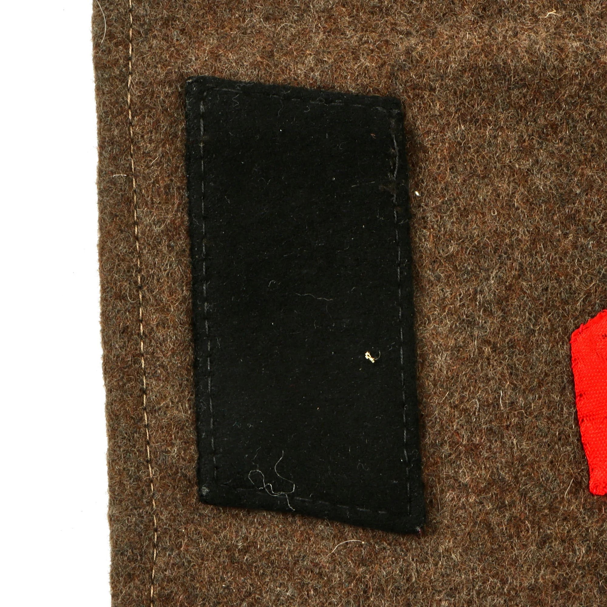 Original German WWII Reichsarbeitsdienst RAD Labor Service Insignia Grouping Attached to Uniform Fabric — image 6