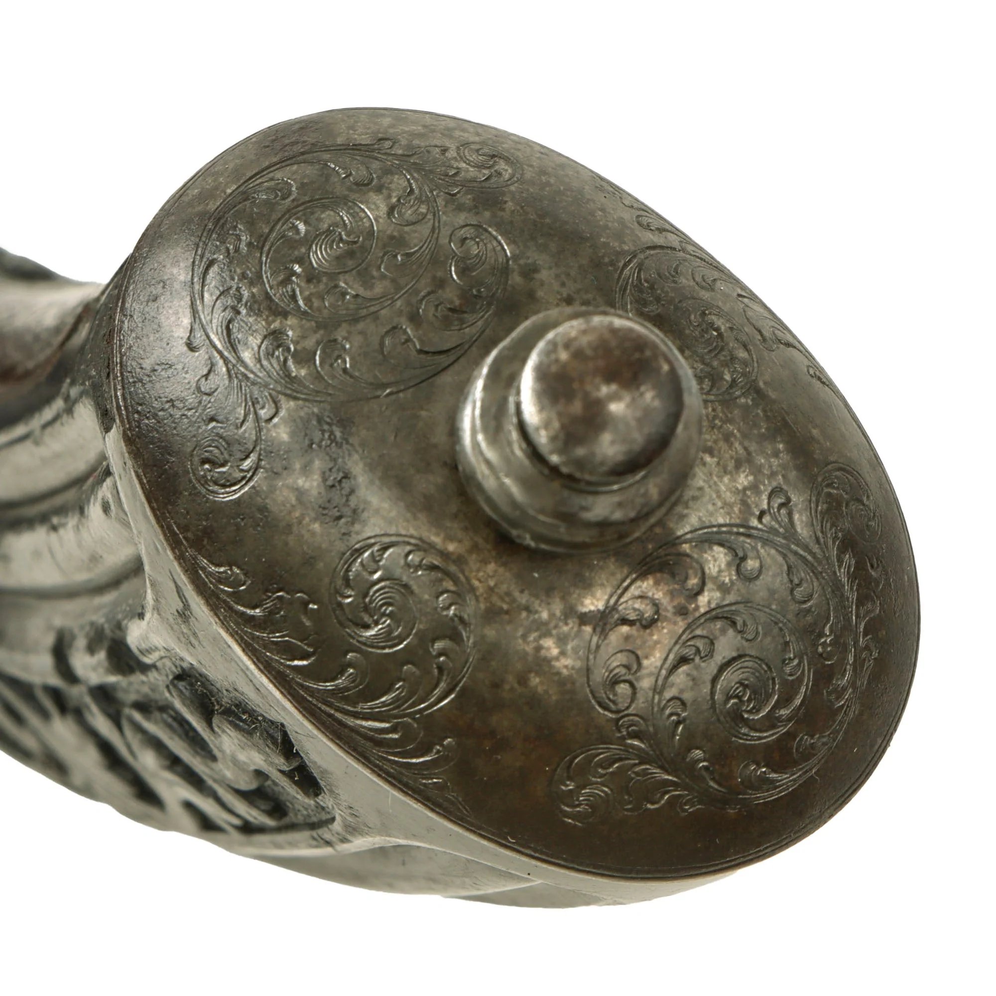 Original French Made Matched Pair of Upmarket Rifled Percussion 'Dueling' Pistols Retailed by Canfield Bros. Baltimore with Carved Stocks - Circa 1850 — image 23