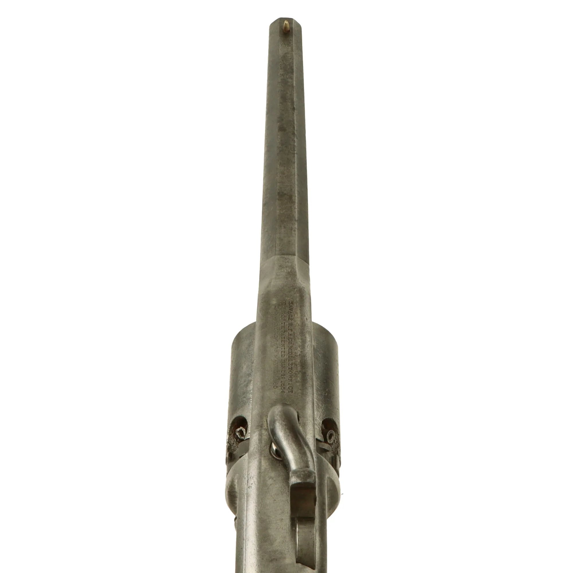 Original U.S. Civil War Savage 1861 Navy Model .36 Caliber Percussion Revolver Serial 1114 - Missing Loader — image 12