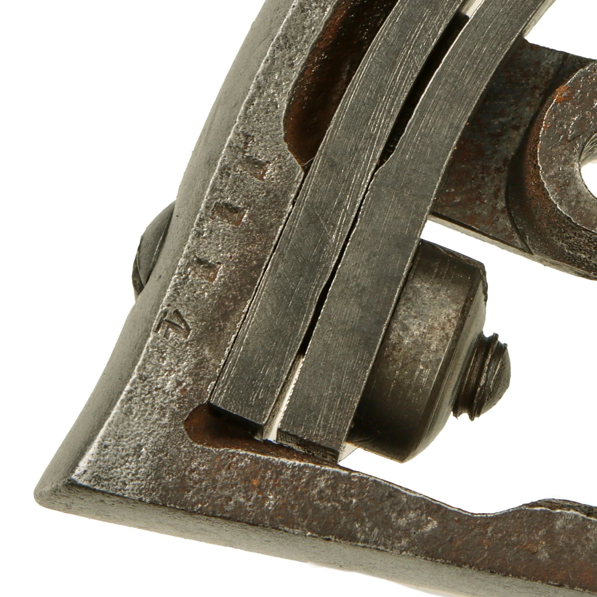 Original U.S. Civil War Savage 1861 Navy Model .36 Caliber Percussion Revolver Serial 1114 - Missing Loader — image 6