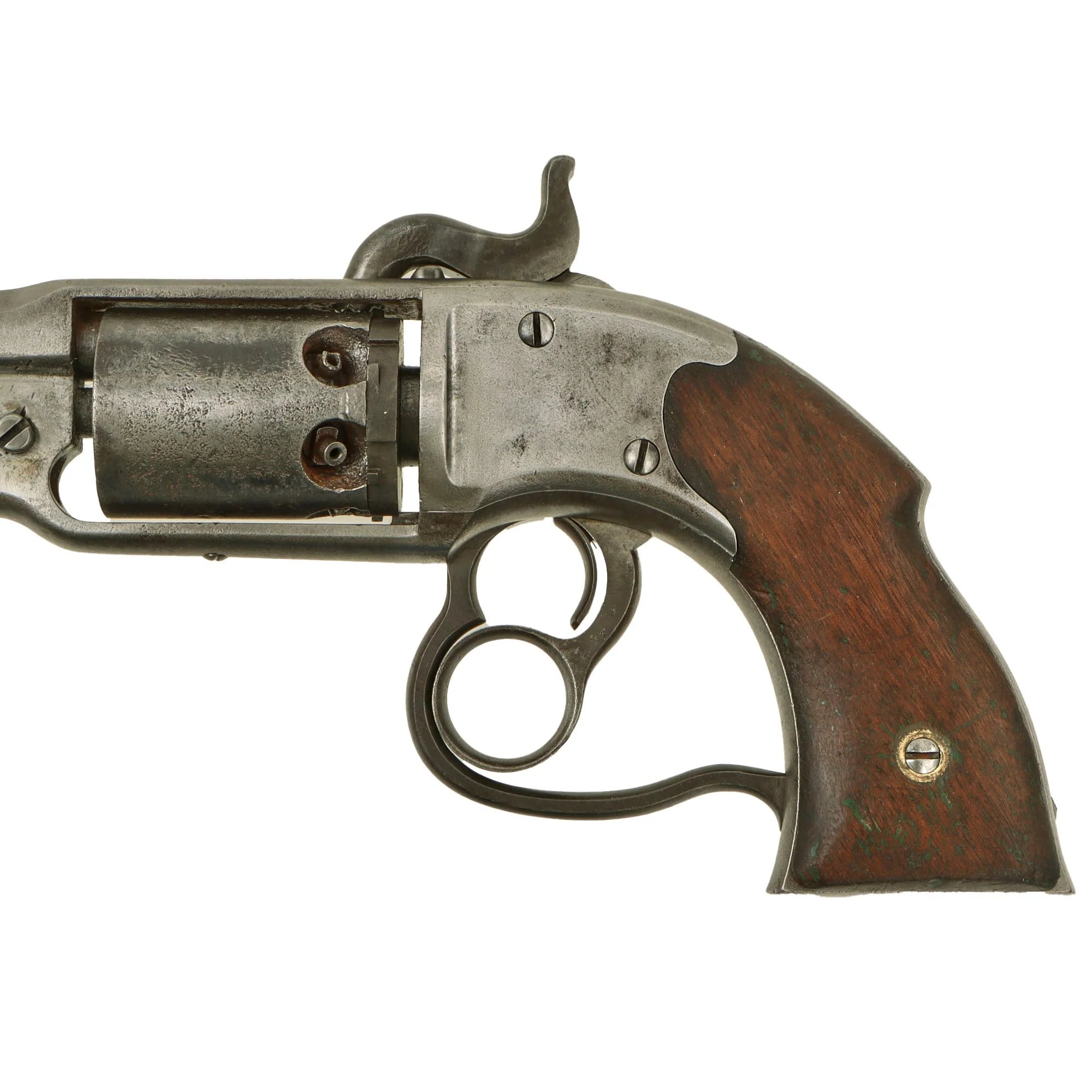 Original U.S. Civil War Savage 1861 Navy Model .36 Caliber Percussion Revolver Serial 1114 - Missing Loader — image 7