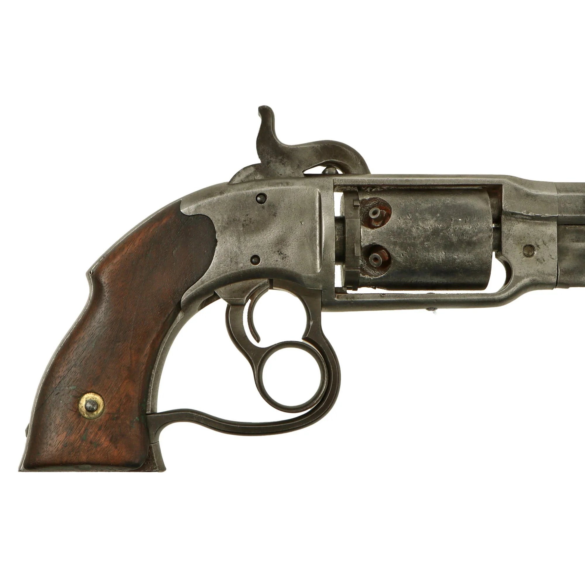 Original U.S. Civil War Savage 1861 Navy Model .36 Caliber Percussion Revolver Serial 1114 - Missing Loader — image 9