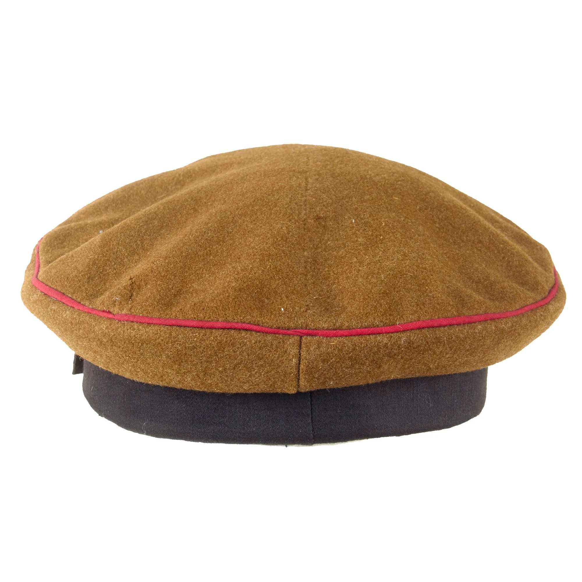 Original Soviet Russian WWII RKKA Artillery and Tank Officer Model 1935 M35 Hat — image 8