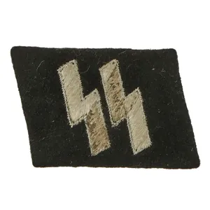 Original German WWII SS EM/NCO Type 2 Double Sig Rune …