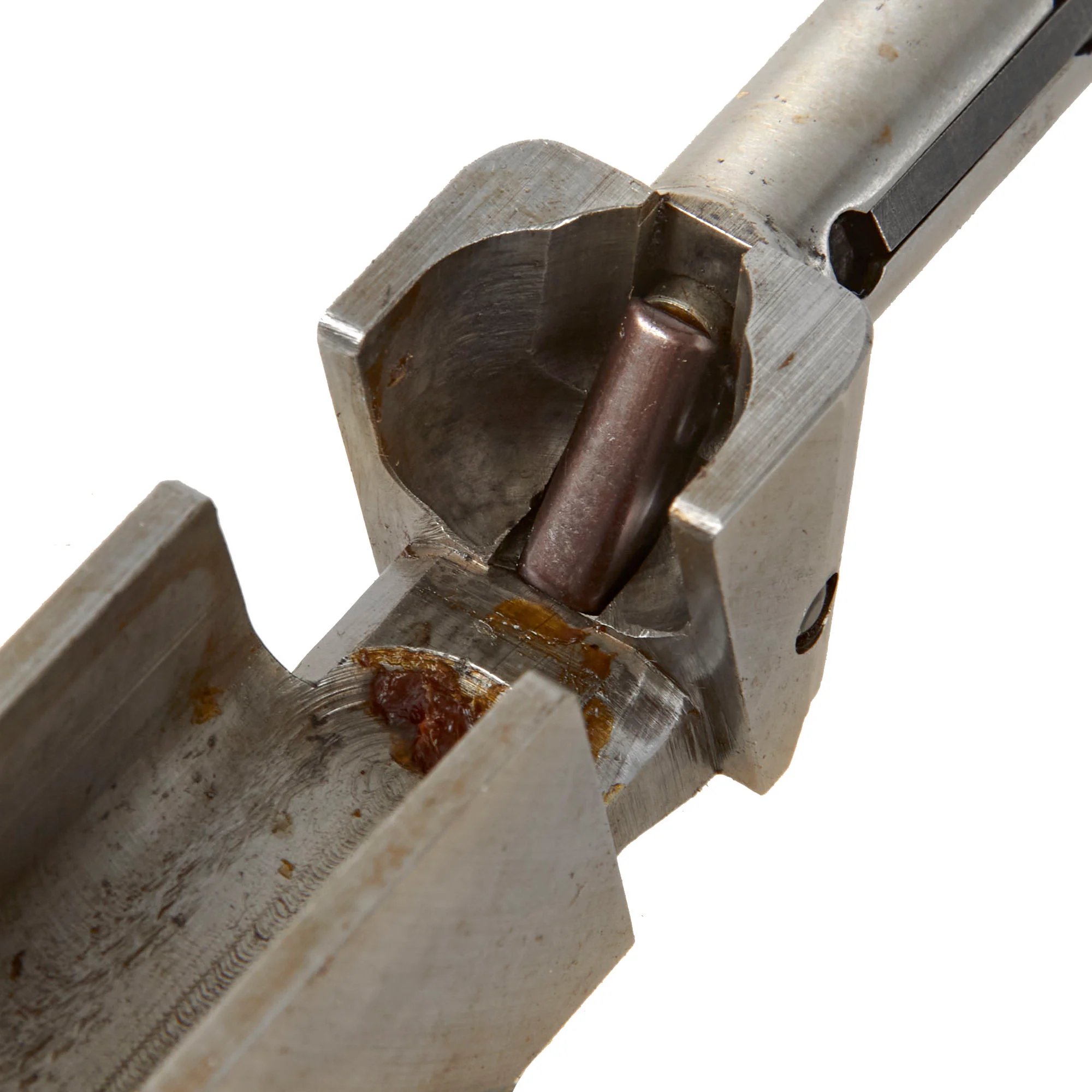 Original U.S. WWII Thompson M1928A1 SMG Complete Parts Set with Knurled Actuator and Lyman Adjustable Sight (No Receiver) — image 18