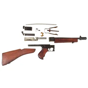 Original U.S. WWII Thompson M1928A1 SMG Complete Parts Set with …